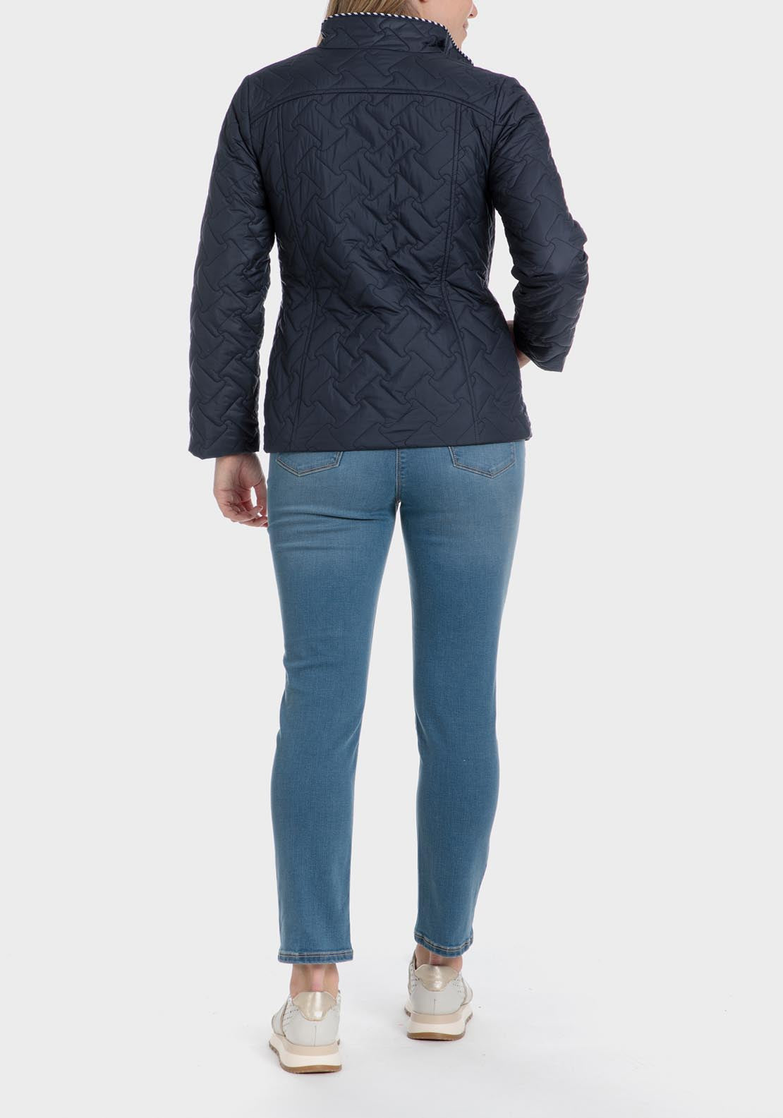 Punt Roma Padded parka jacket - Blue / Navy 8 Shaws Department Stores