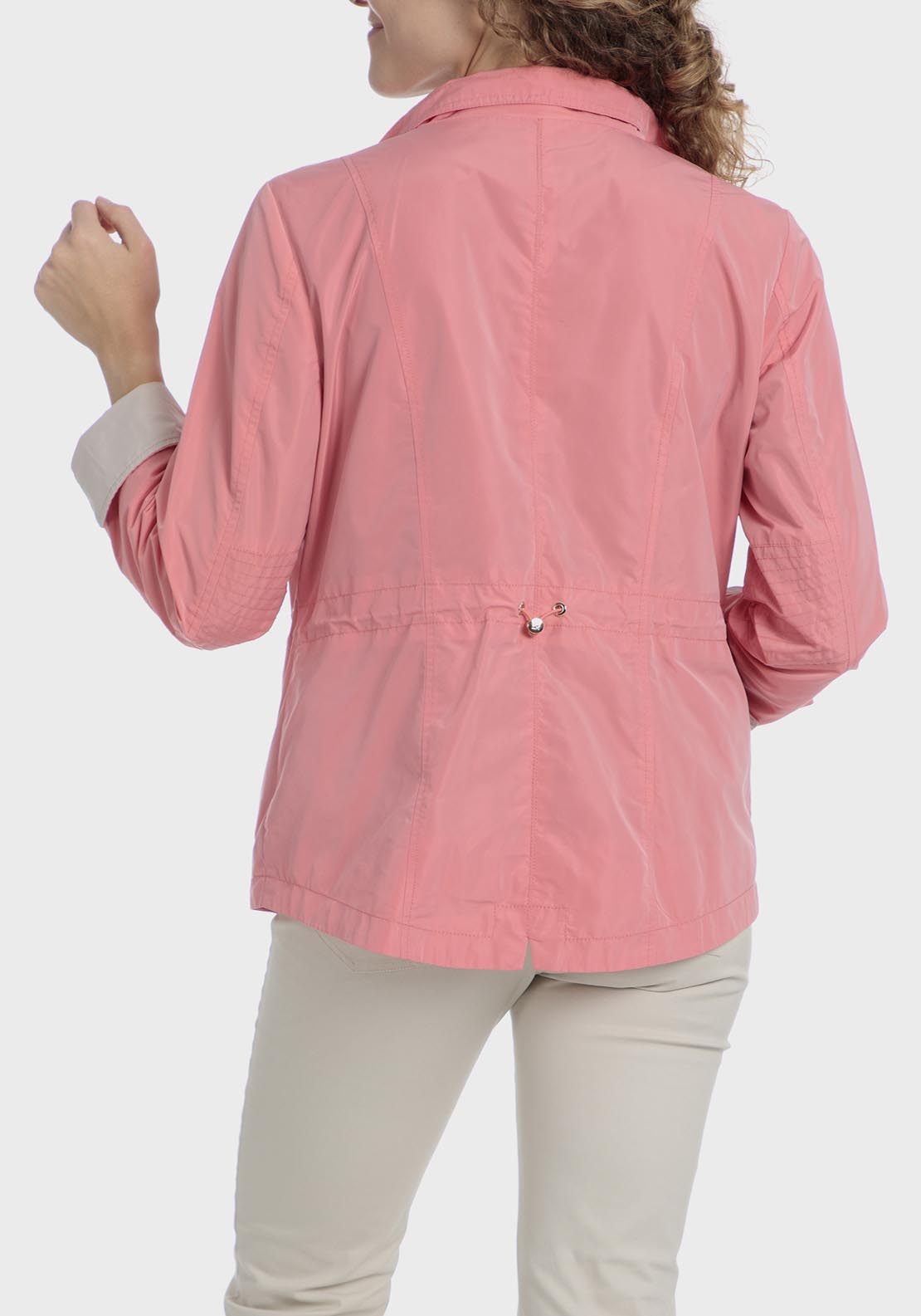 Punt Roma Parka with pockets - Orange 8 Shaws Department Stores