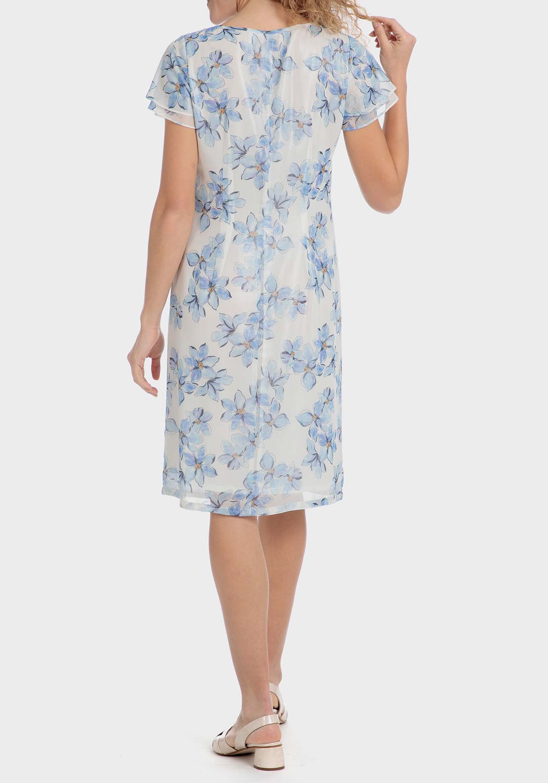Punt Roma Floral print dress - Blue 2 Shaws Department Stores