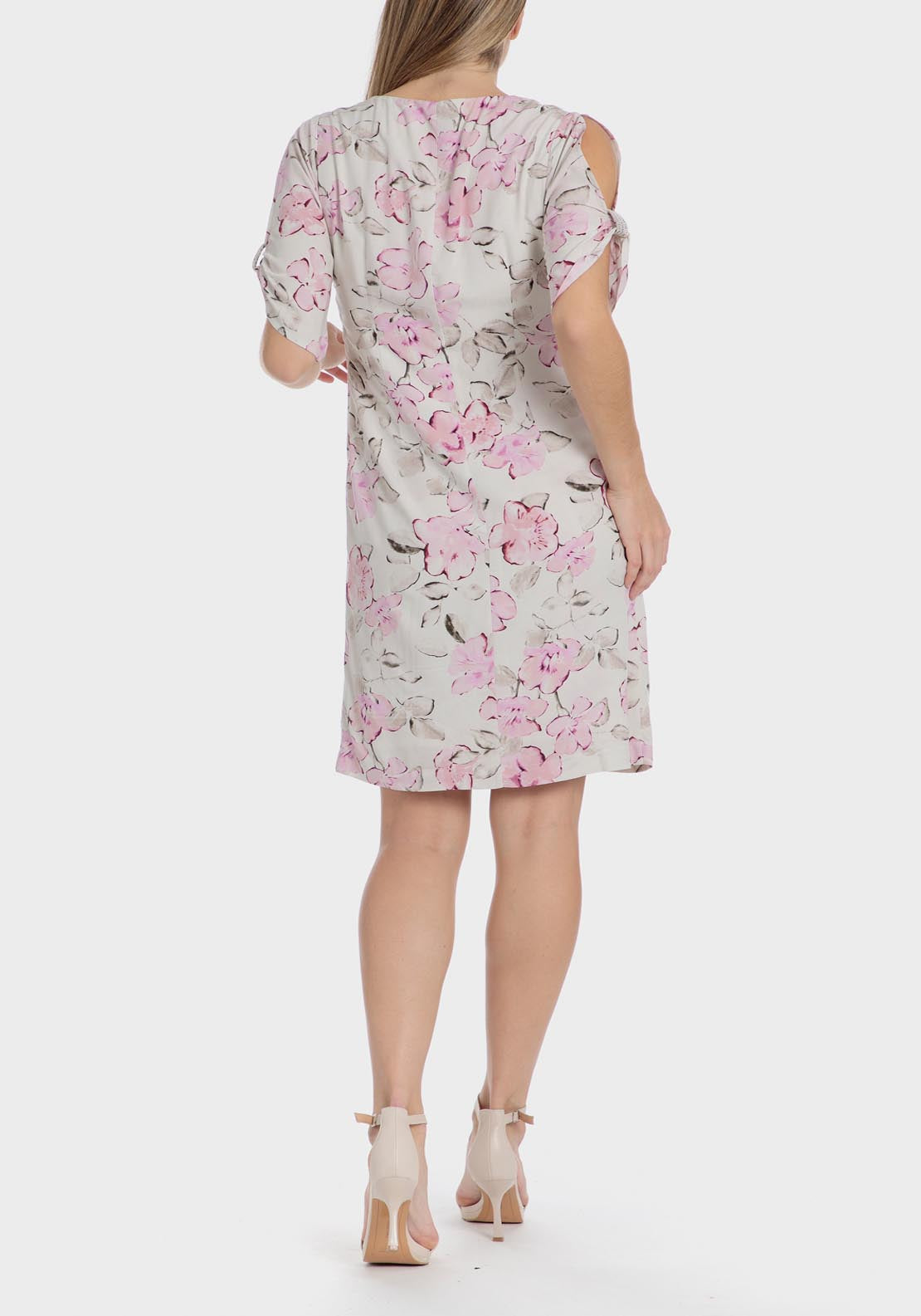 Punt Roma Floral print dress - Beige 6 Shaws Department Stores