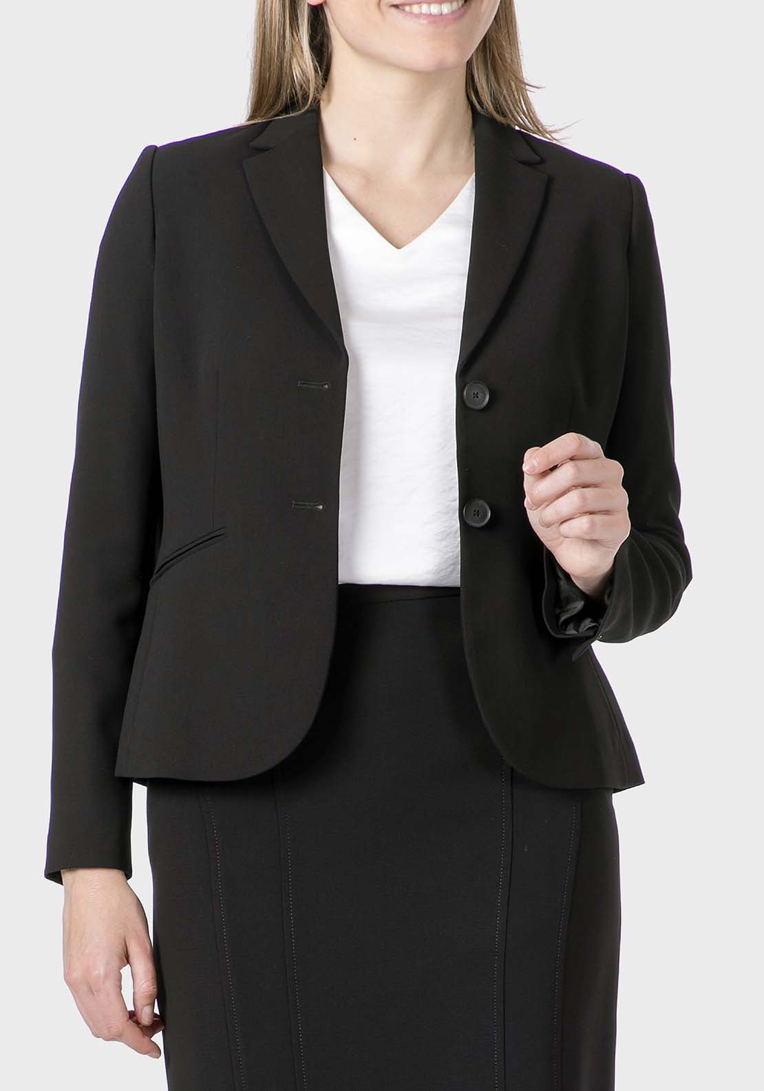 Crepe Blazer - Black