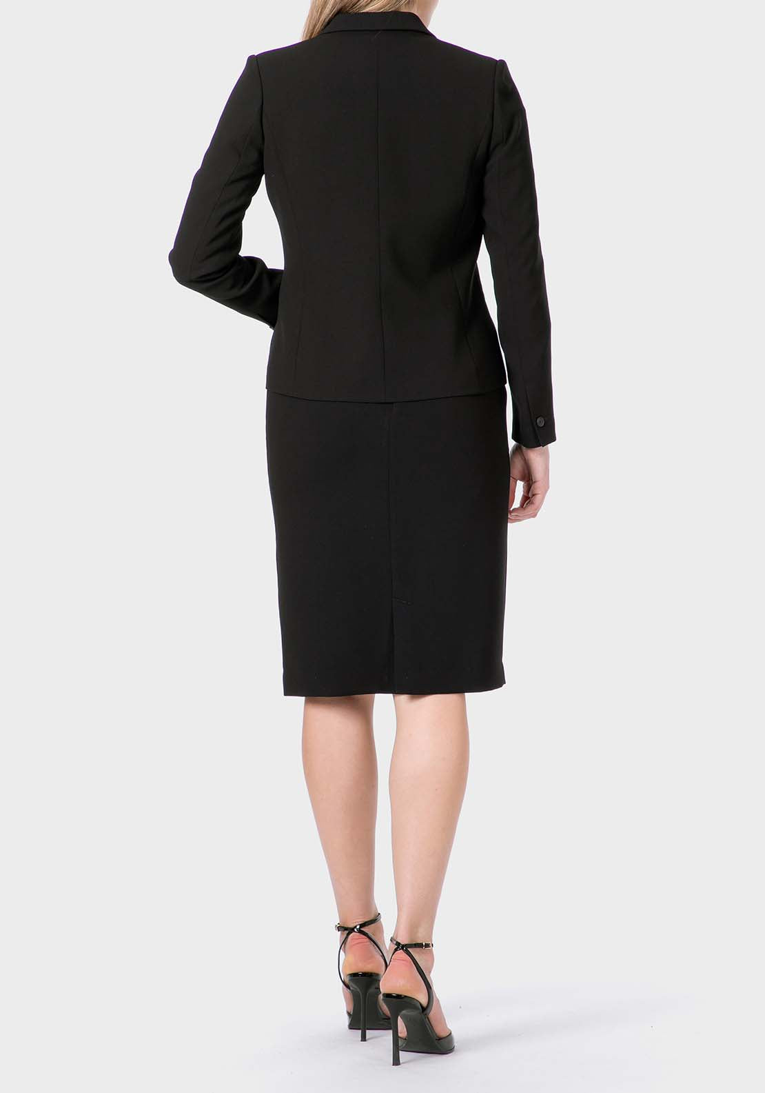 Crepe Blazer - Black