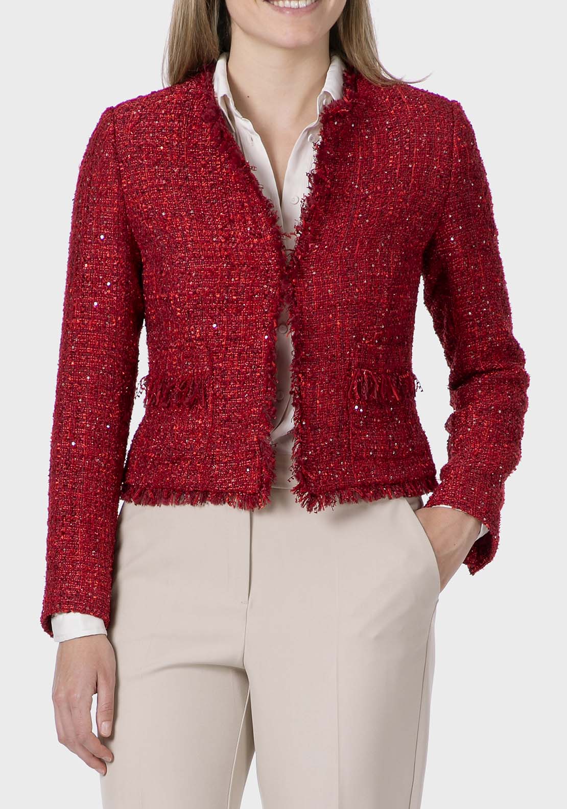 Punt Roma Red Jacket - Red 1 Shaws Department Stores