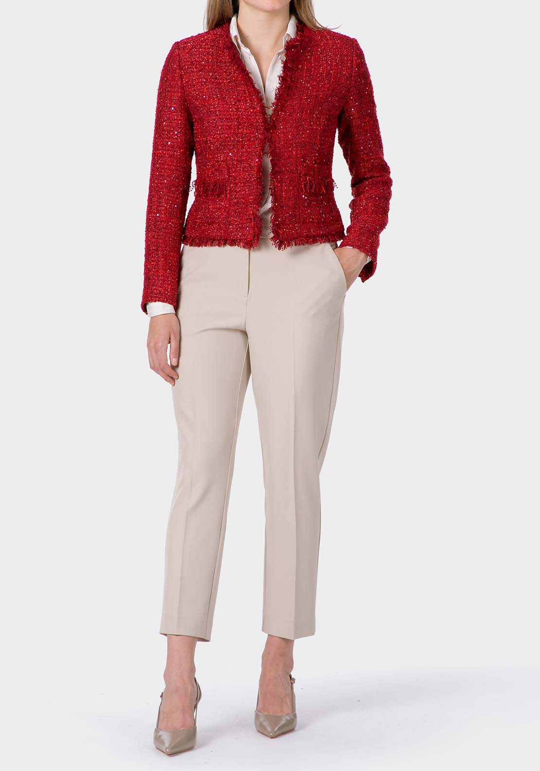 Punt Roma Red Jacket - Red 3 Shaws Department Stores