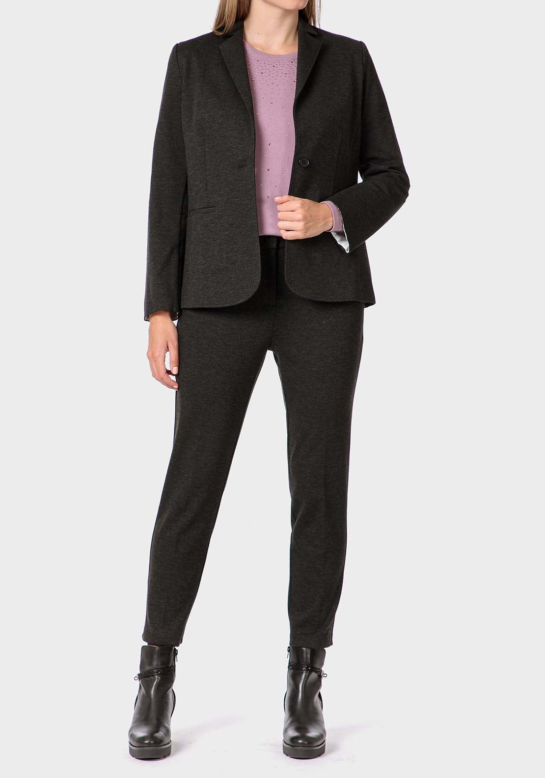 Punt Roma Ponte Di Roma Blazer - Grey 3 Shaws Department Stores
