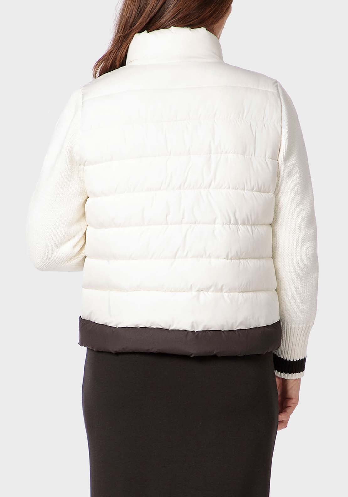 Punt Roma Padded Jacket - White 2 Shaws Department Stores