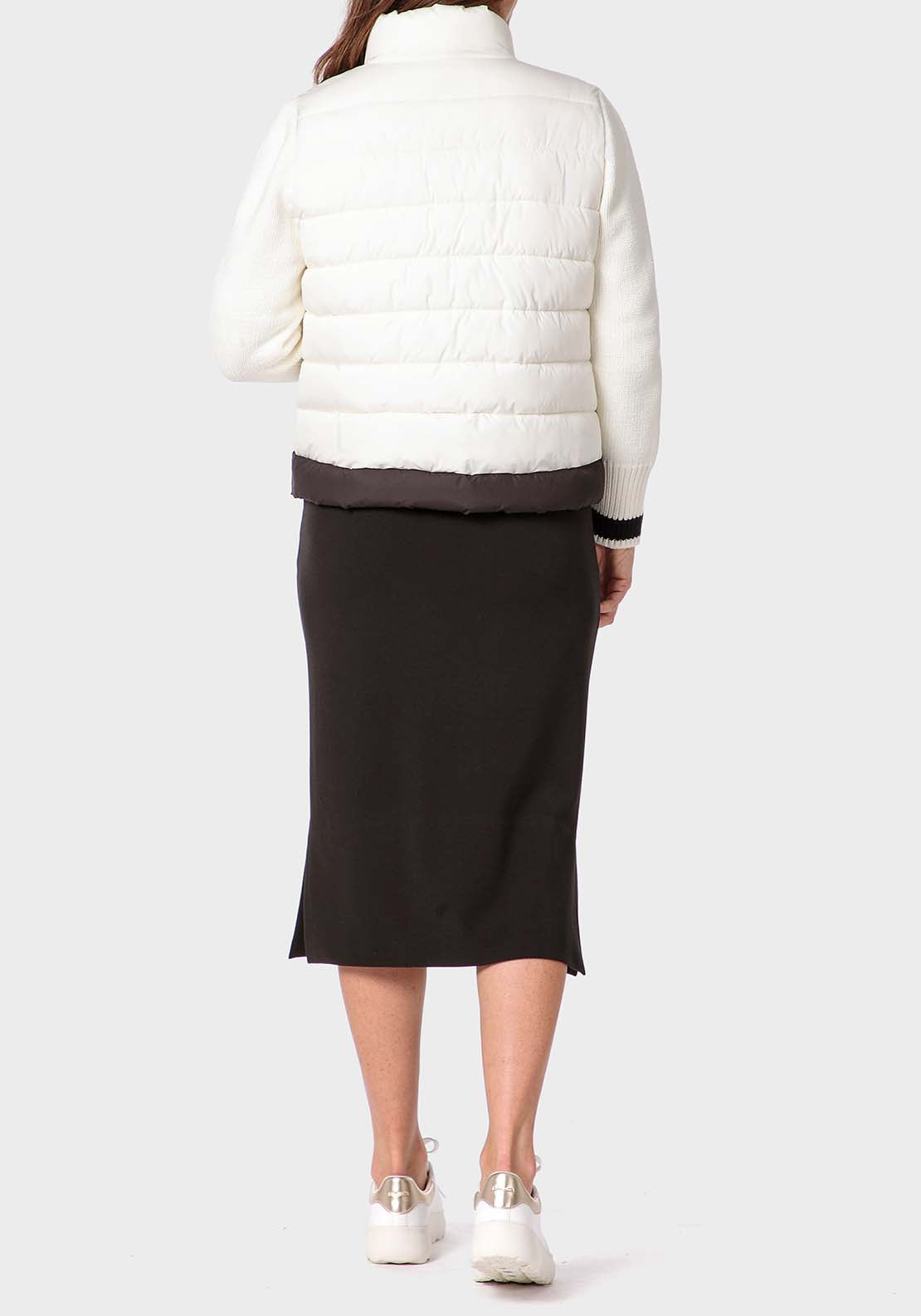 Punt Roma Padded Jacket - White 4 Shaws Department Stores