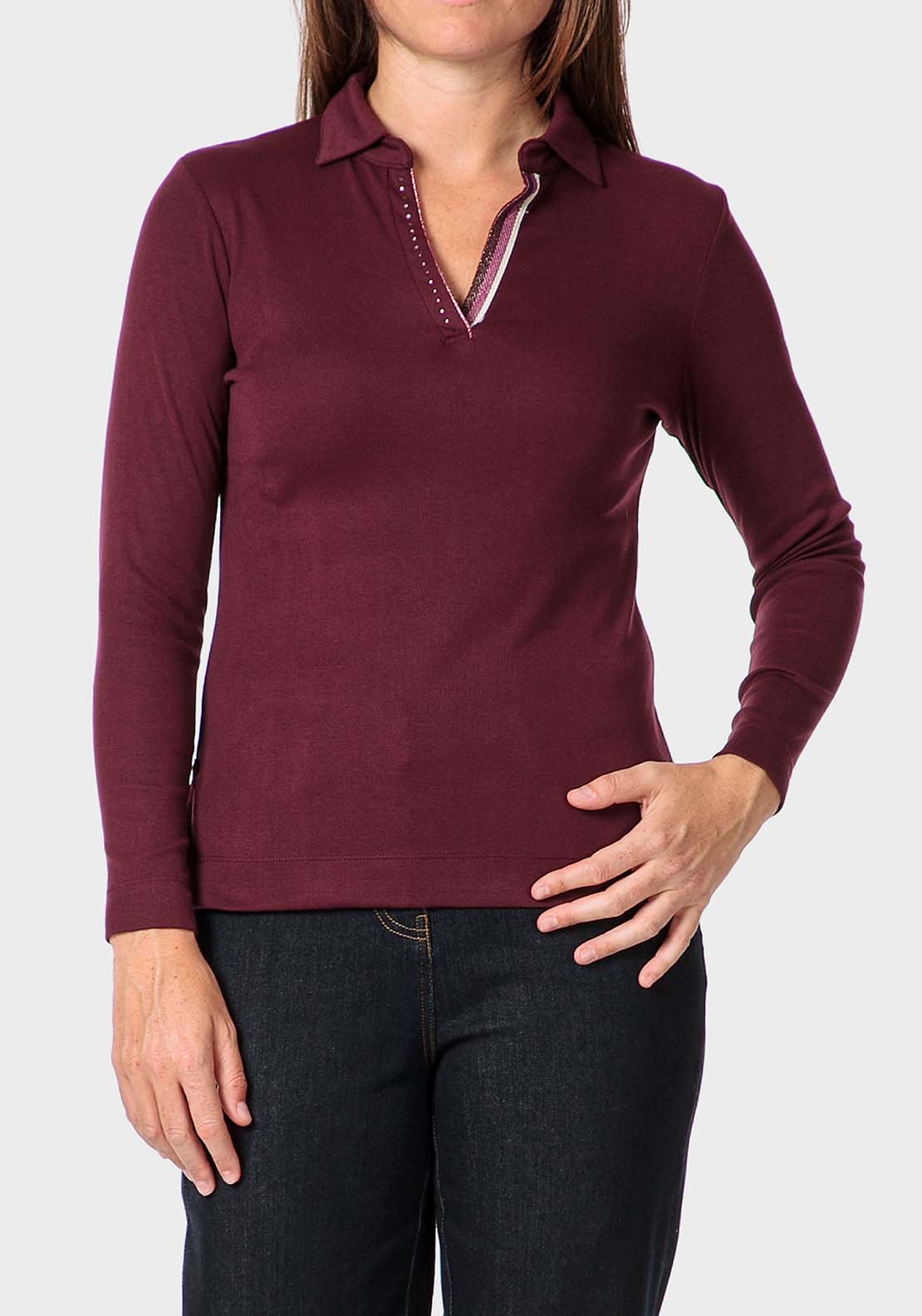Punt Roma Fantasy Polo - Purple 1 Shaws Department Stores