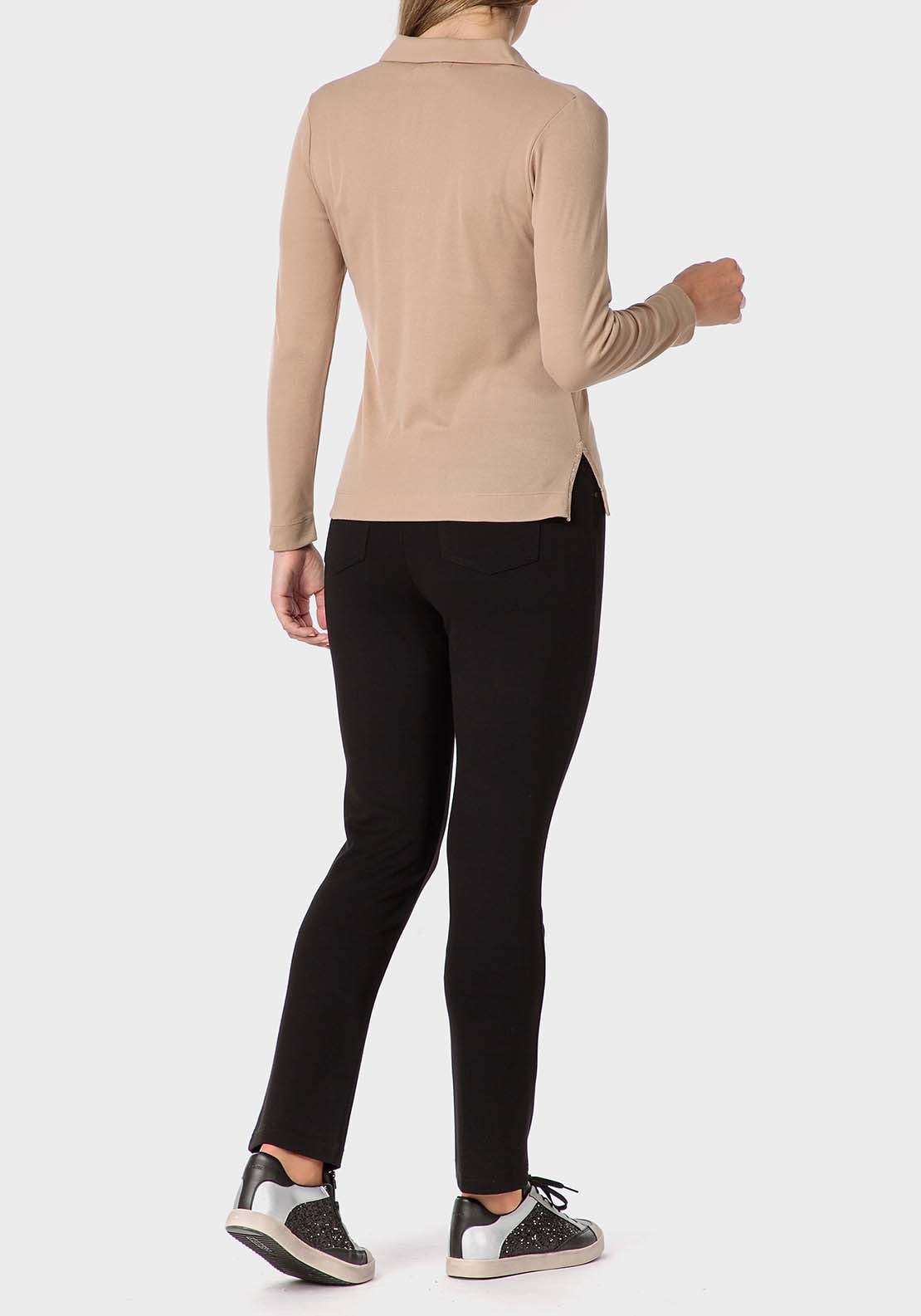 Punt Roma Fantasy Polo - Beige Camel 4 Shaws Department Stores