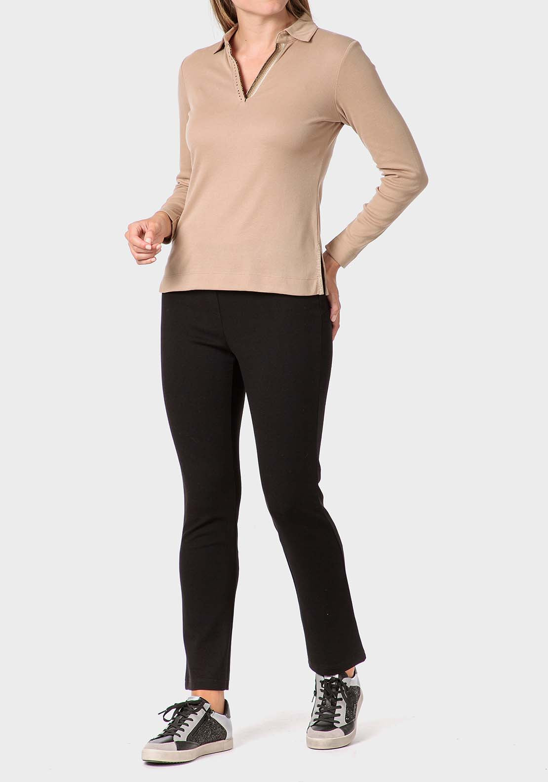 Punt Roma Fantasy Polo - Beige Camel 3 Shaws Department Stores