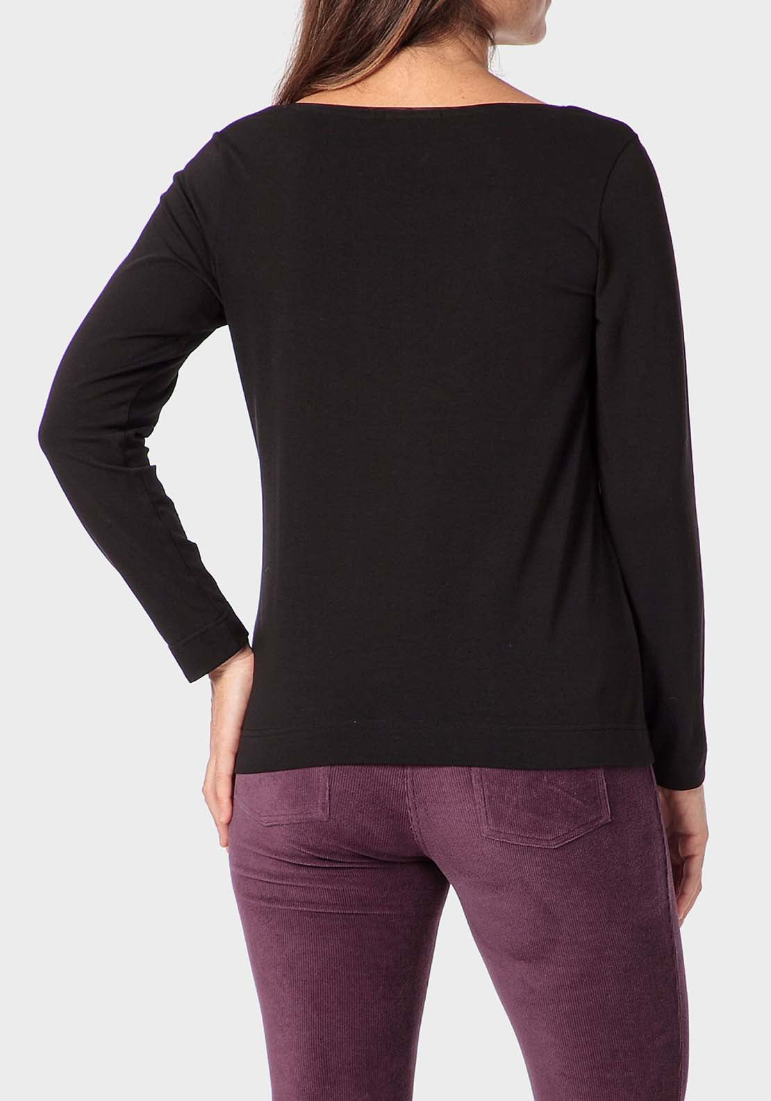 Punt Roma Studded T-Shirt - Black 2 Shaws Department Stores