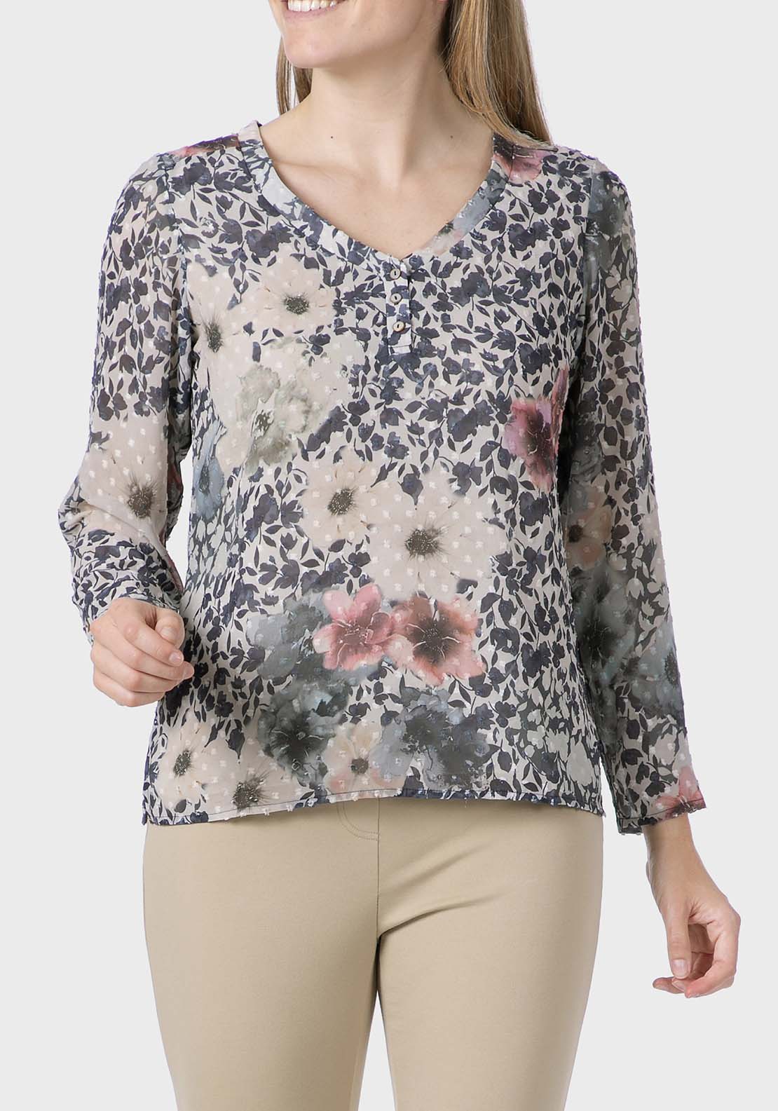 Plumetti Printed T-Shirt - Blue Navy