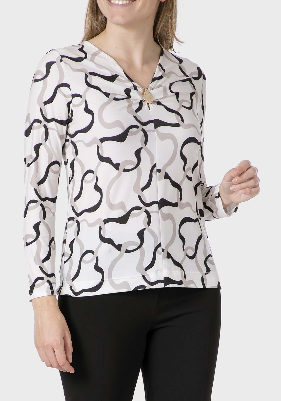 Printed T-Shirt - Beige