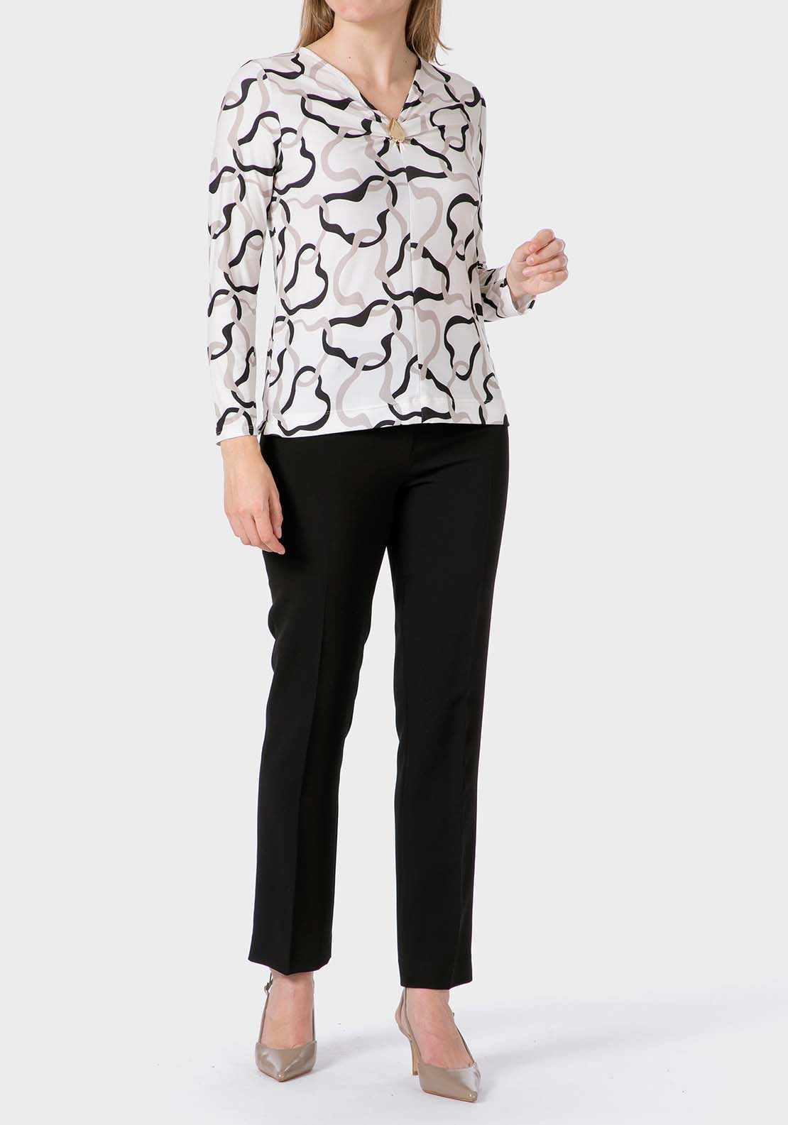 Printed T-Shirt - Beige