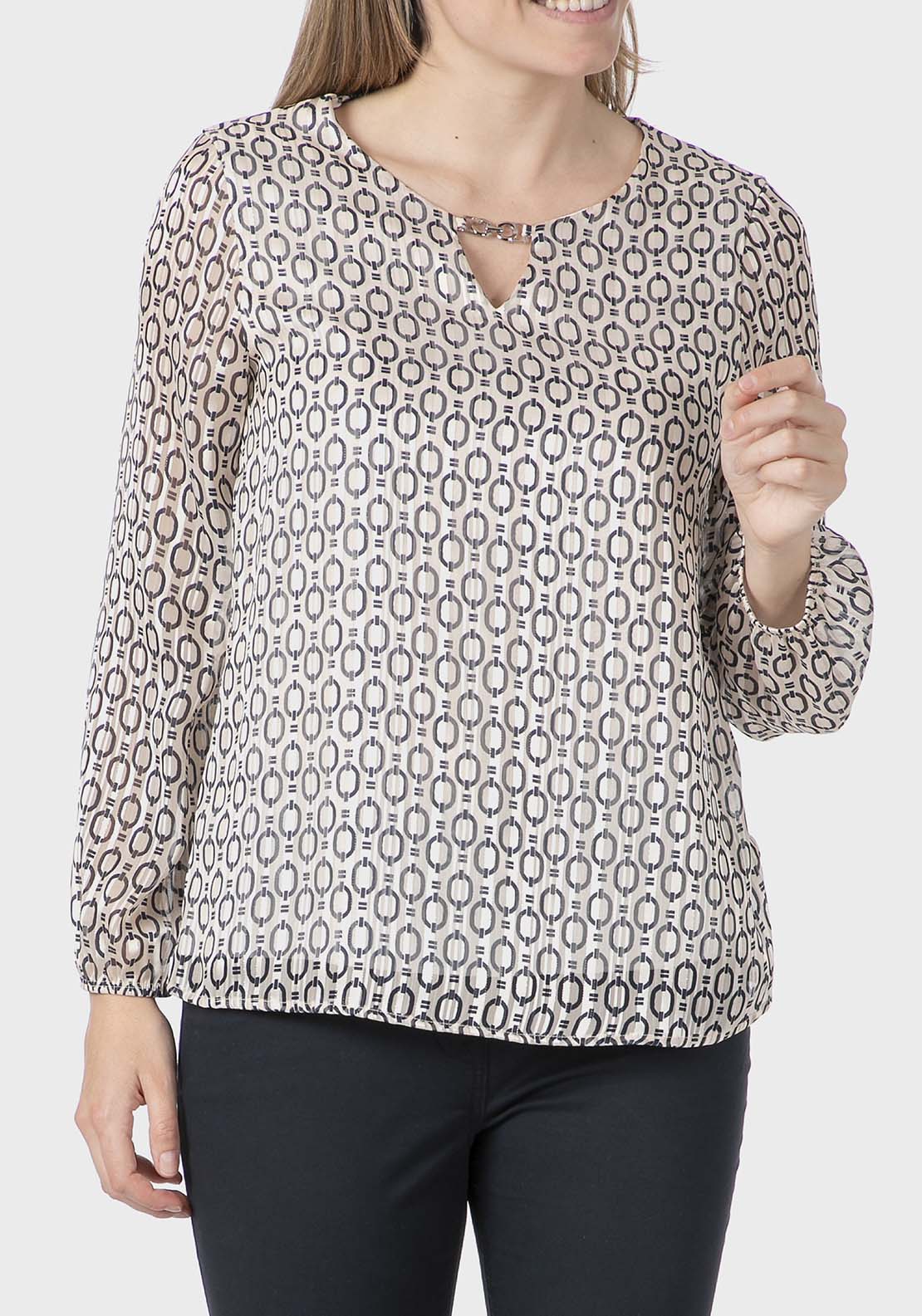Printed T-Shirt - Blue Navy
