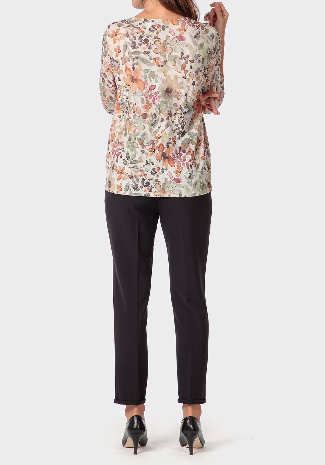 Punt Roma Plumetti T-Shirt - Green Agate 4 Shaws Department Stores