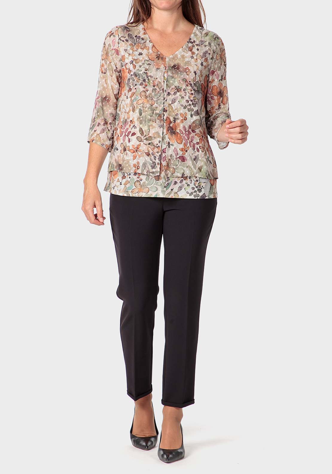 Punt Roma Plumetti T-Shirt - Green Agate 3 Shaws Department Stores