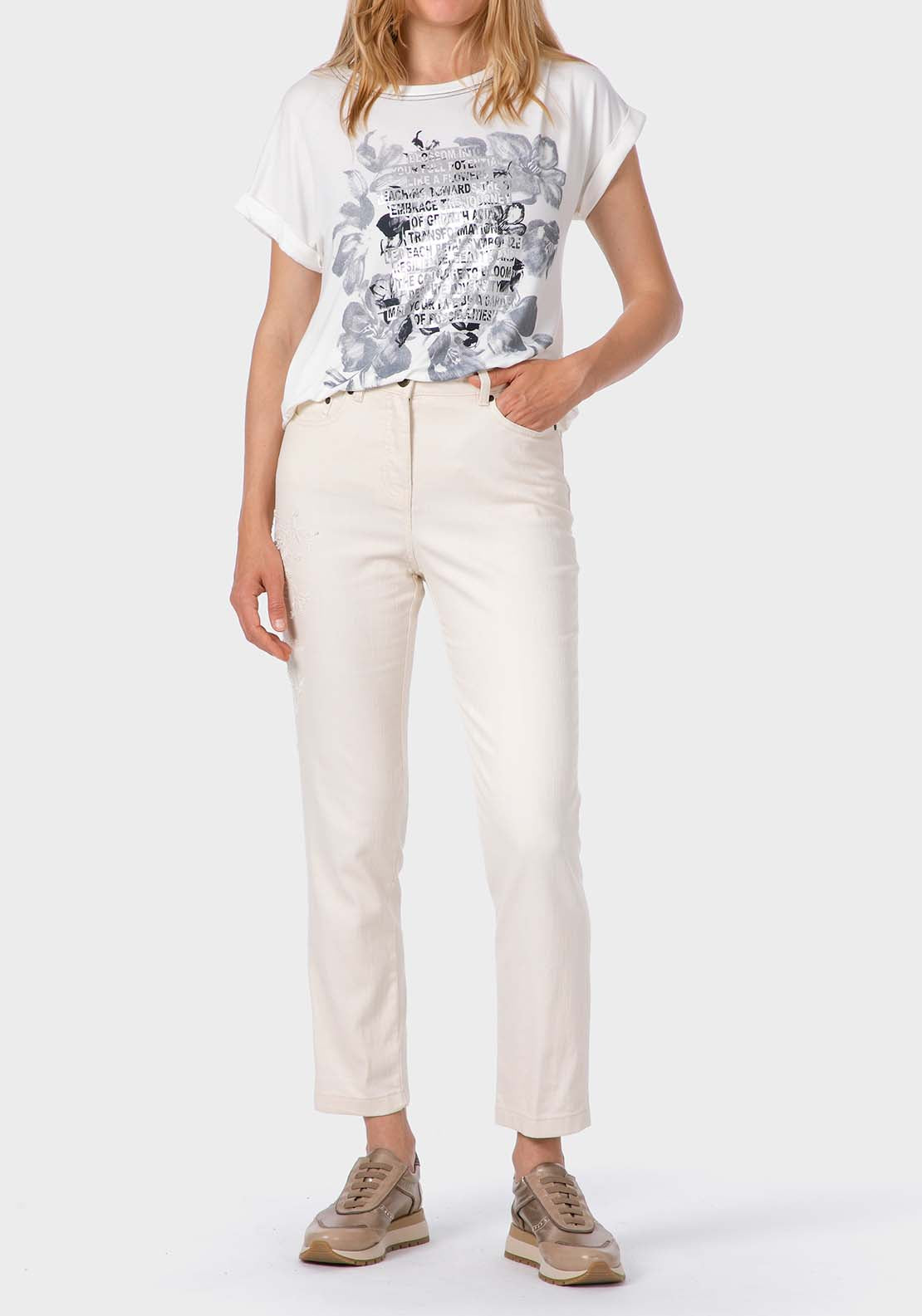 Printed T-Shirt - White
