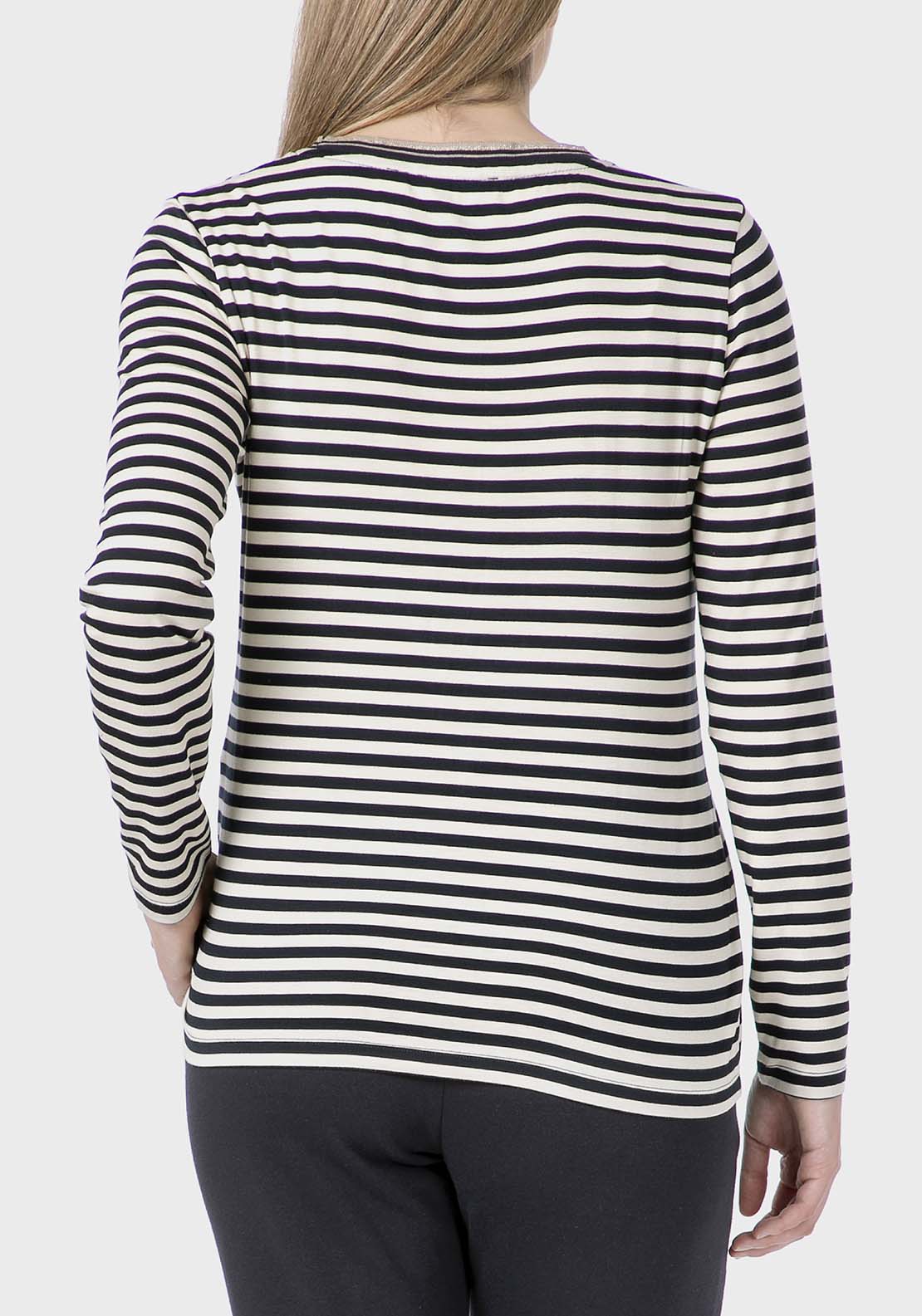 Embroidered T-Shirt - Blue Navy