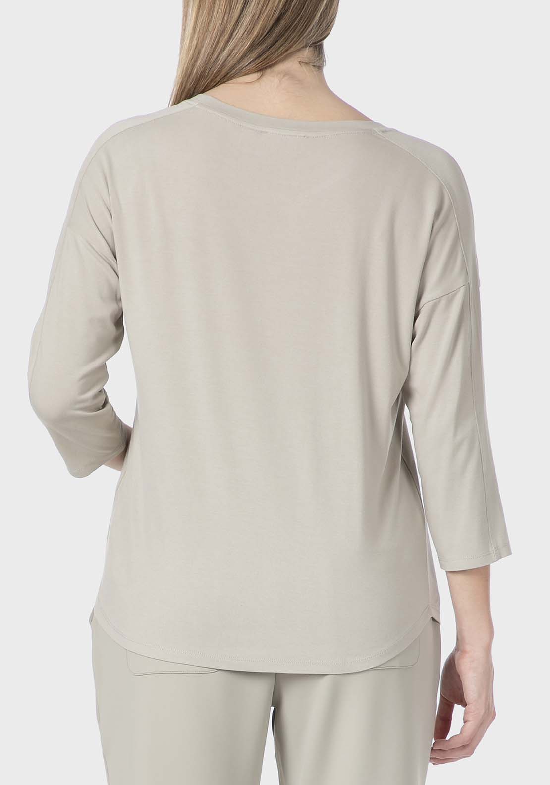 Punt Roma Flocked T-Shirt - Green Agate 2 Shaws Department Stores