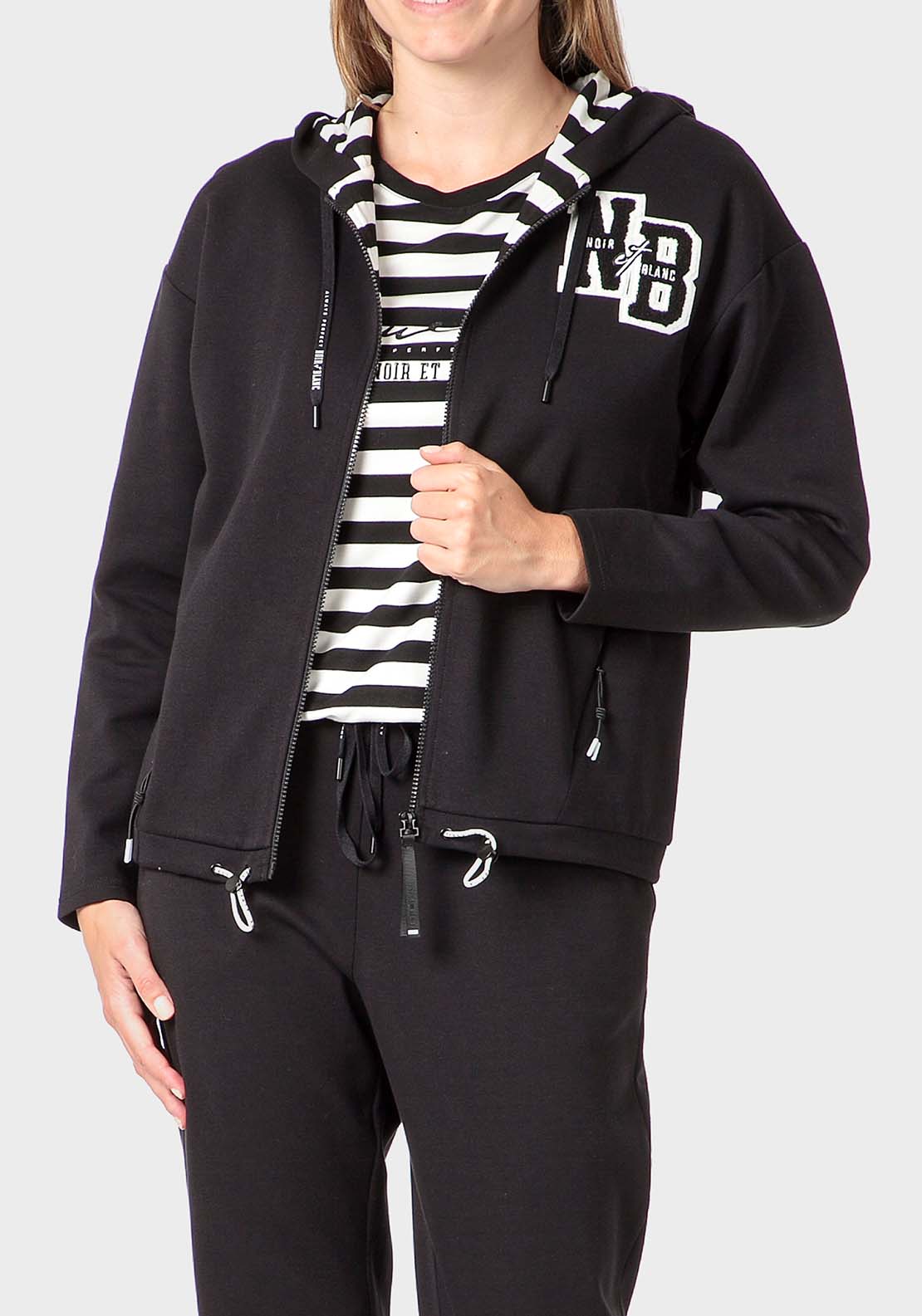 Punt Roma Hooded Jacket - Black 1 Shaws Department Stores
