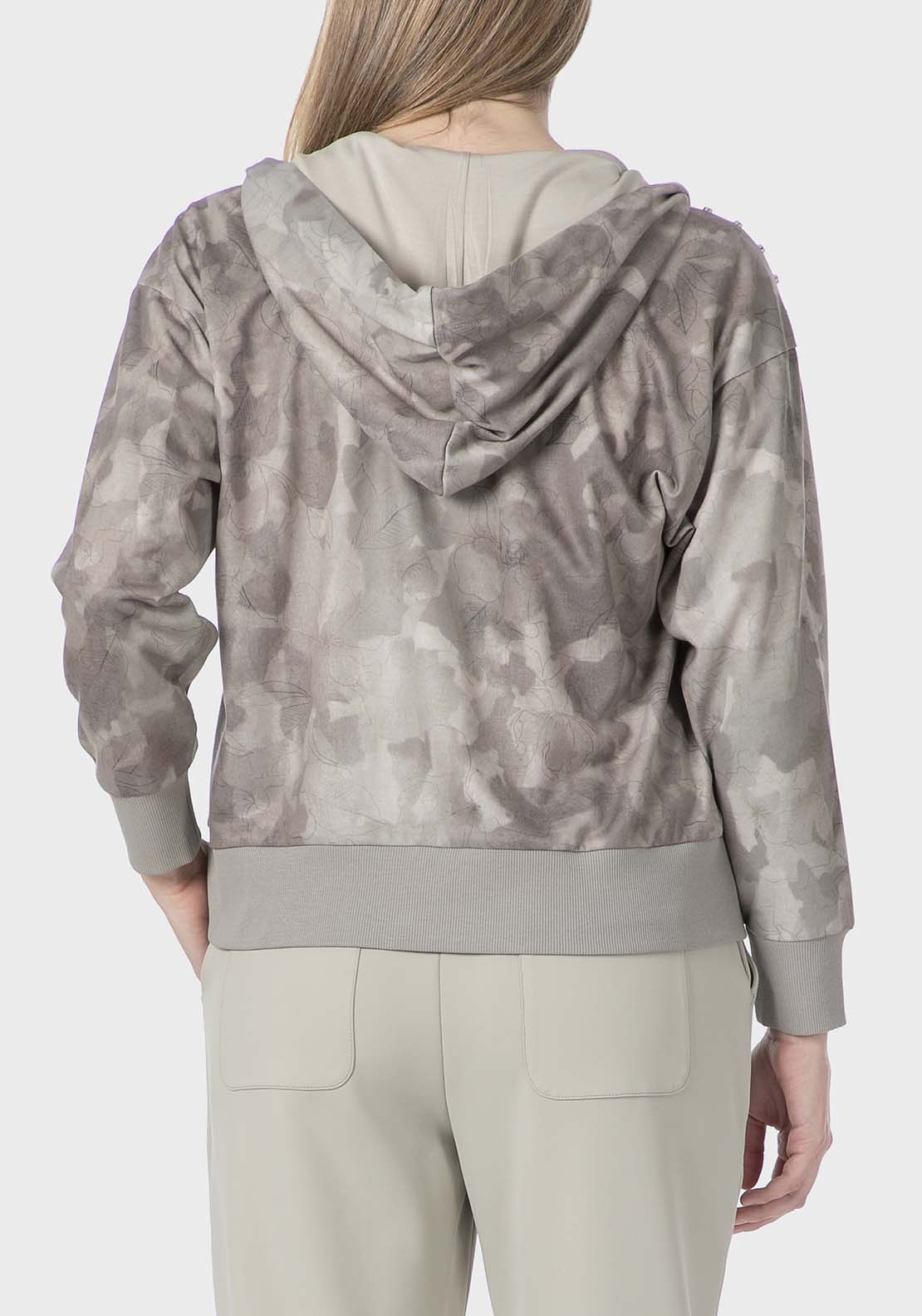 Punt Roma Printed Sports Jacket - Green Agate 2 Shaws Department Stores