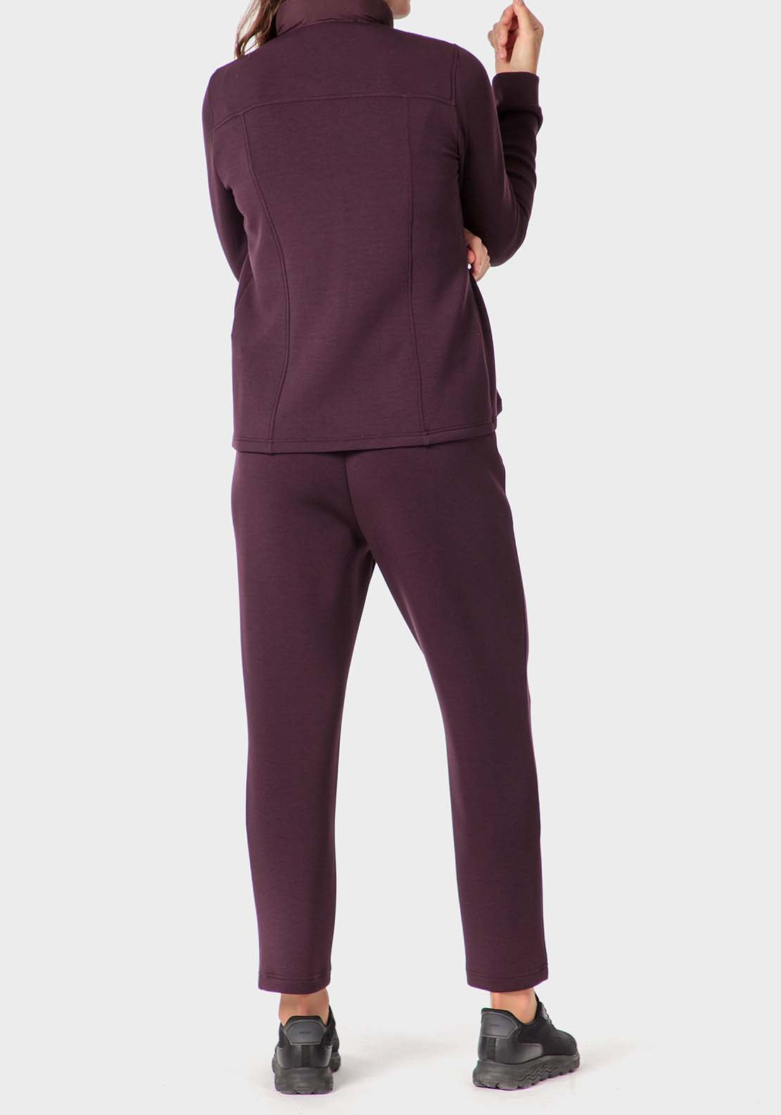 Punt Roma Padded Jacket - Purple 3 Shaws Department Stores