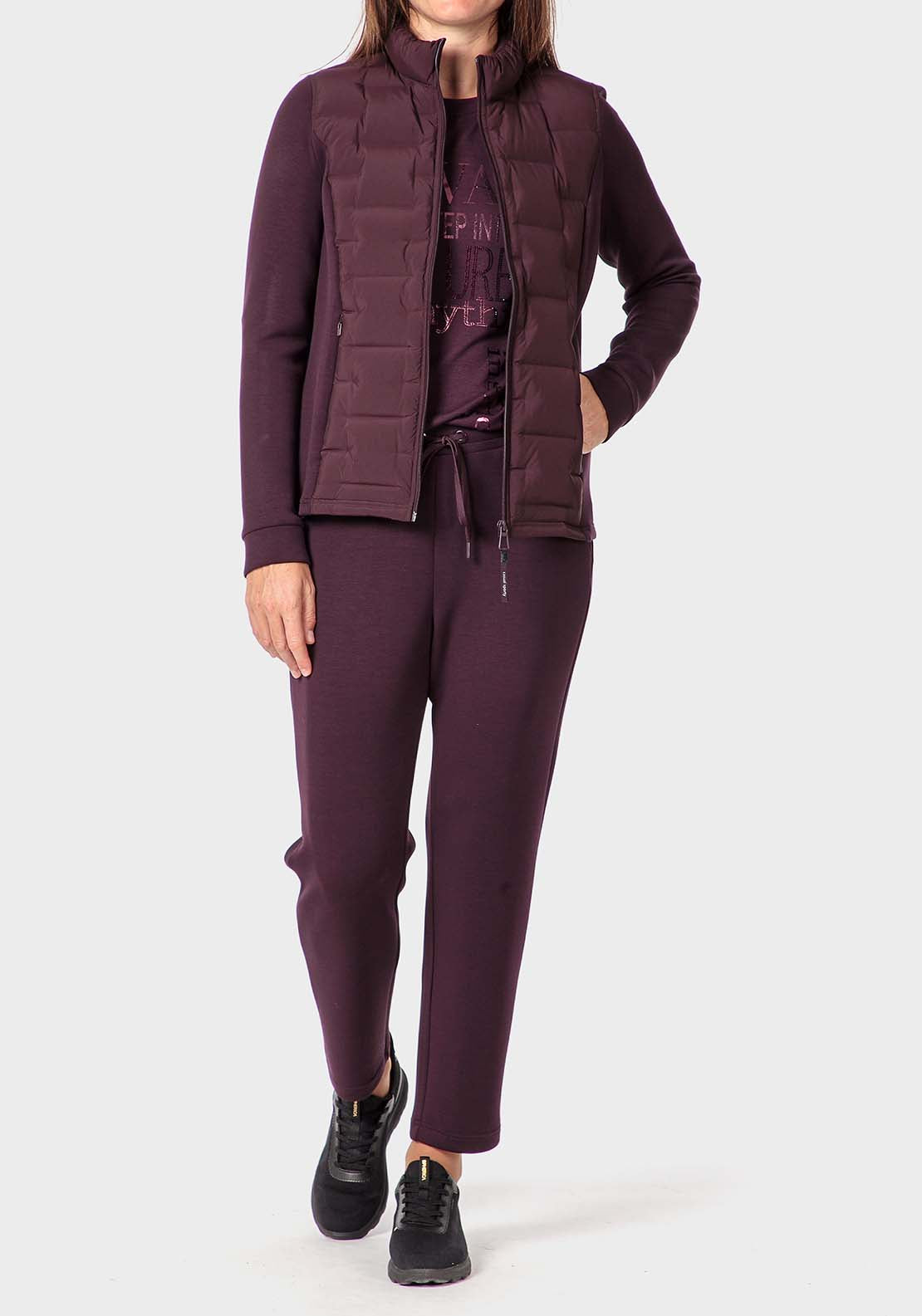 Punt Roma Padded Jacket - Purple 4 Shaws Department Stores