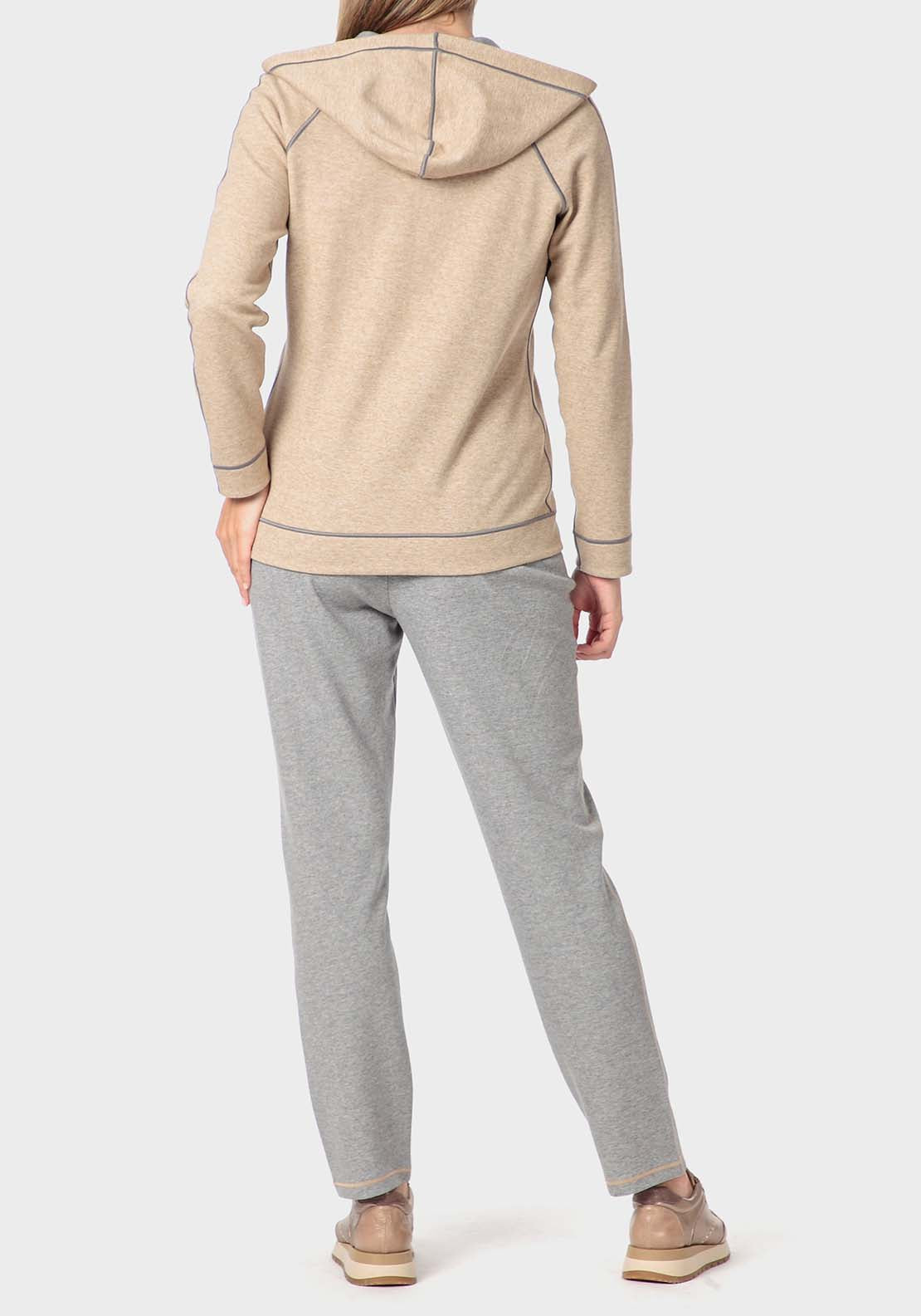 Punt Roma Reversible Jacket - Beige / Grey 4 Shaws Department Stores