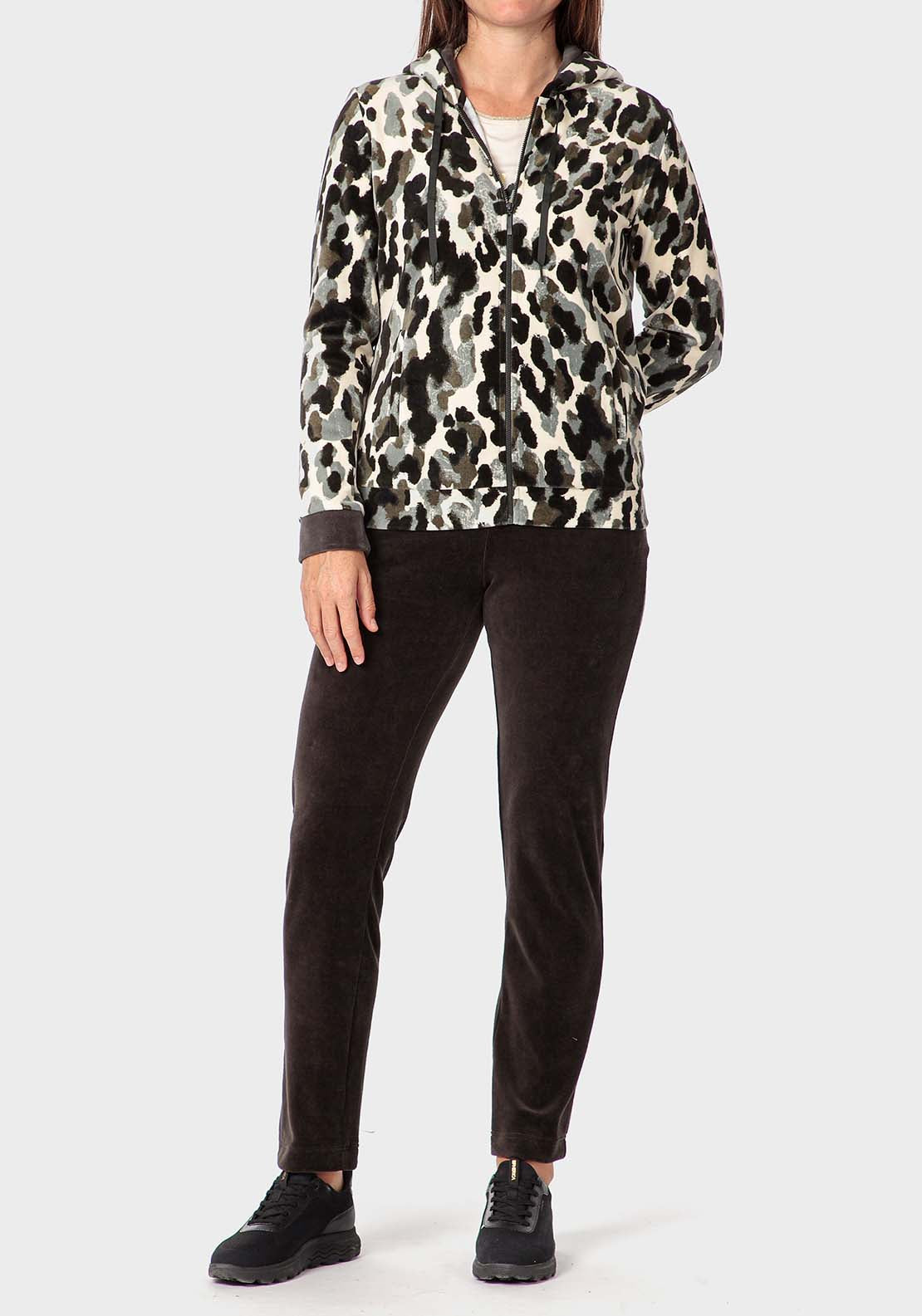Punt Roma Printed Jacket - Green 3 Shaws Department Stores
