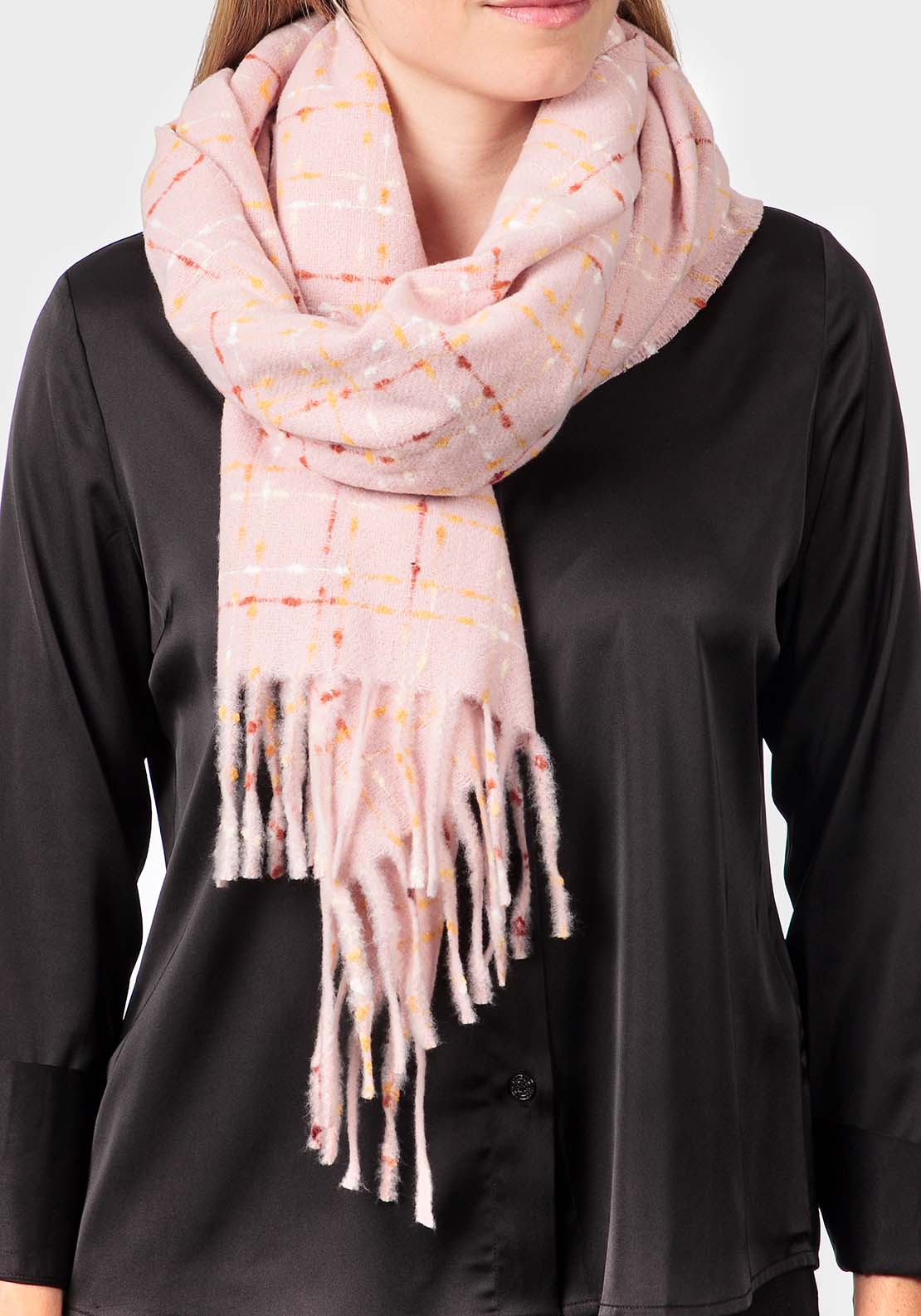 Punt Roma Fantasy Scarf - Pink 1 Shaws Department Stores