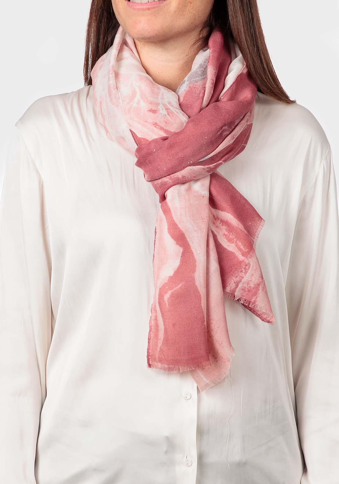 Punt Roma Scarf - Pink 1 Shaws Department Stores