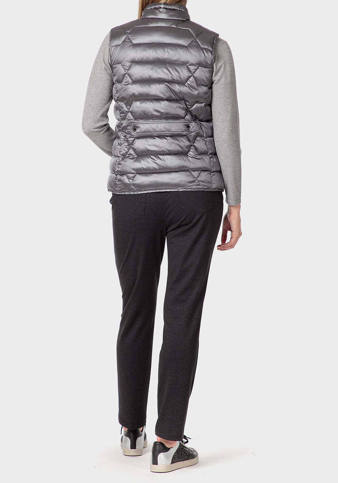 Punt Roma Padded Waistcoat - Purple 4 Shaws Department Stores
