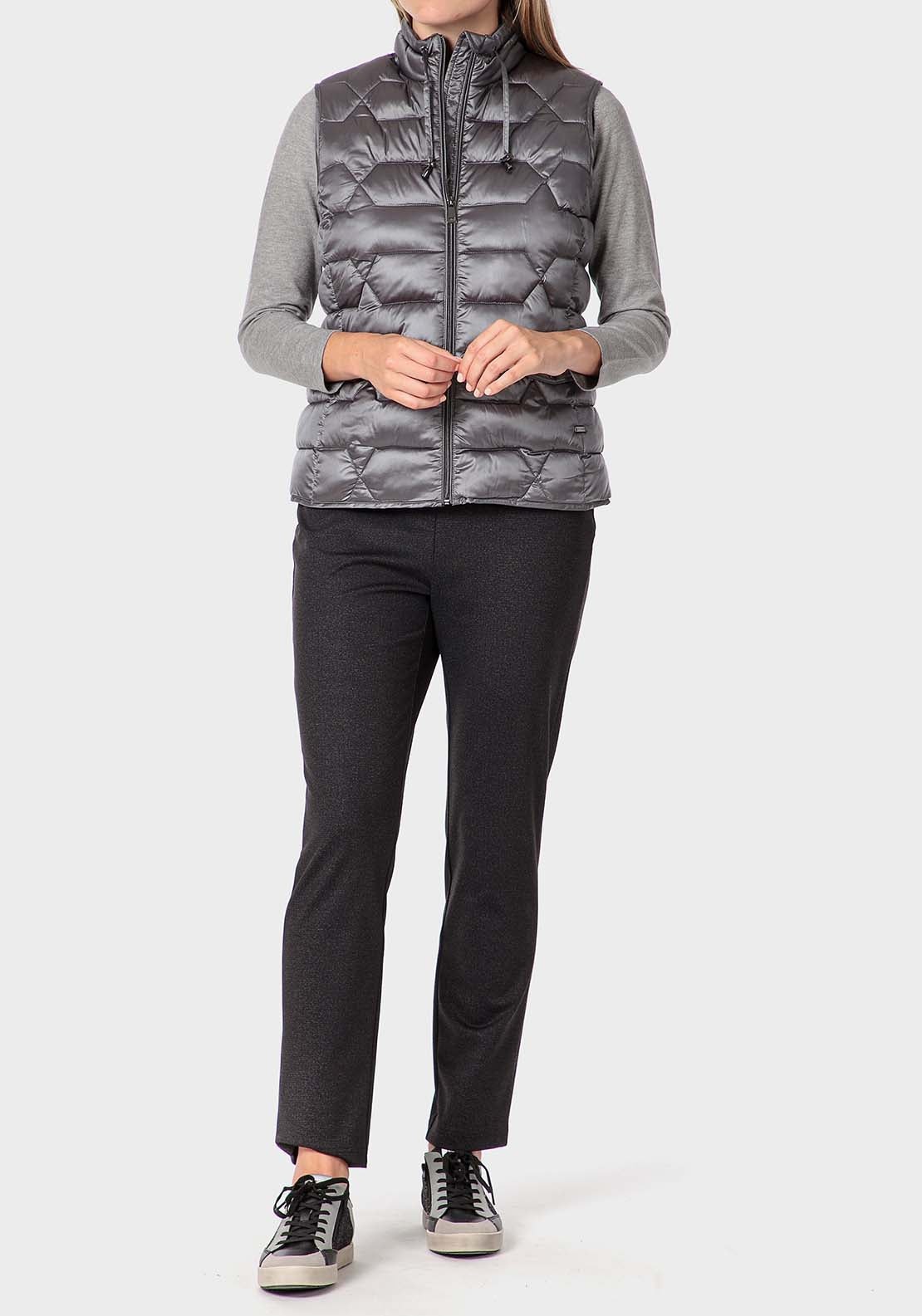 Punt Roma Padded Waistcoat - Purple 3 Shaws Department Stores