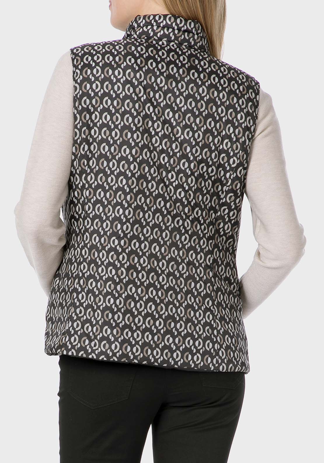 Punt Roma Reversible Waistcoat - Black 4 Shaws Department Stores