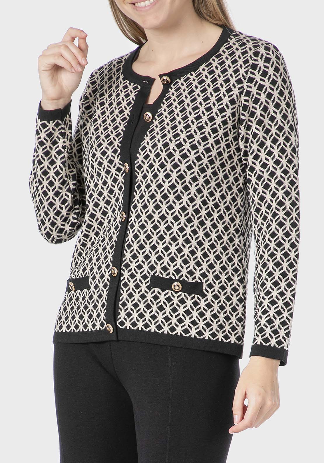 Jacquard Jacket - Black