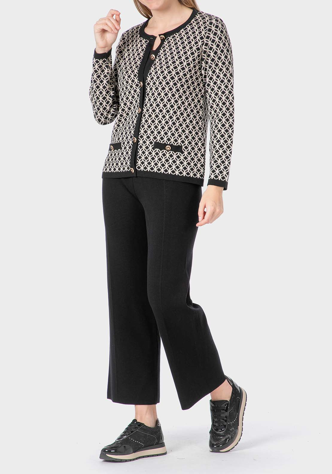 Jacquard Jacket - Black