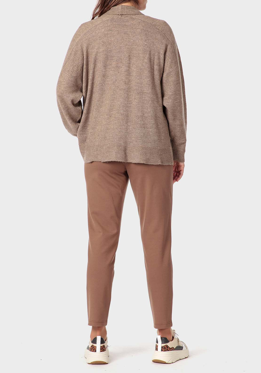 Punt Roma Open Jacket - Brown 4 Shaws Department Stores