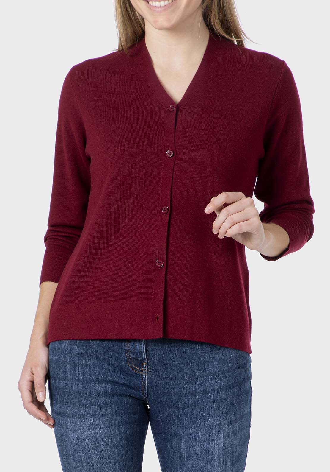Knitted Jacket - Red