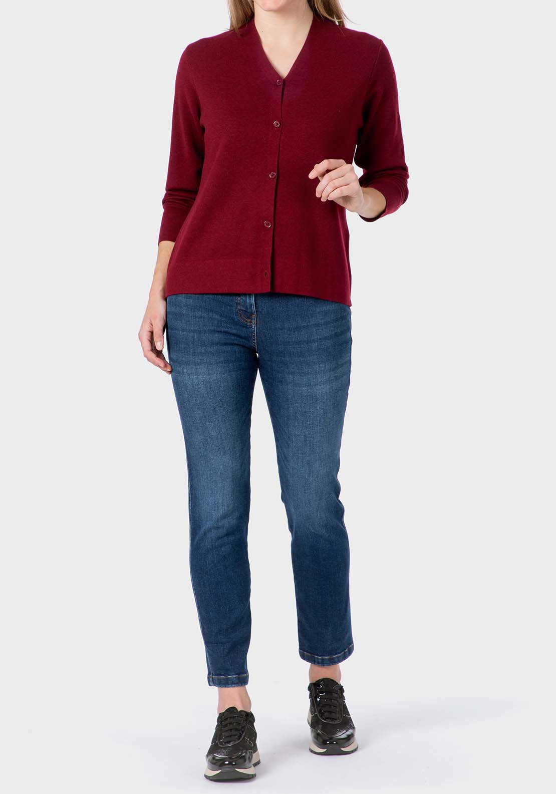 Knitted Jacket - Red