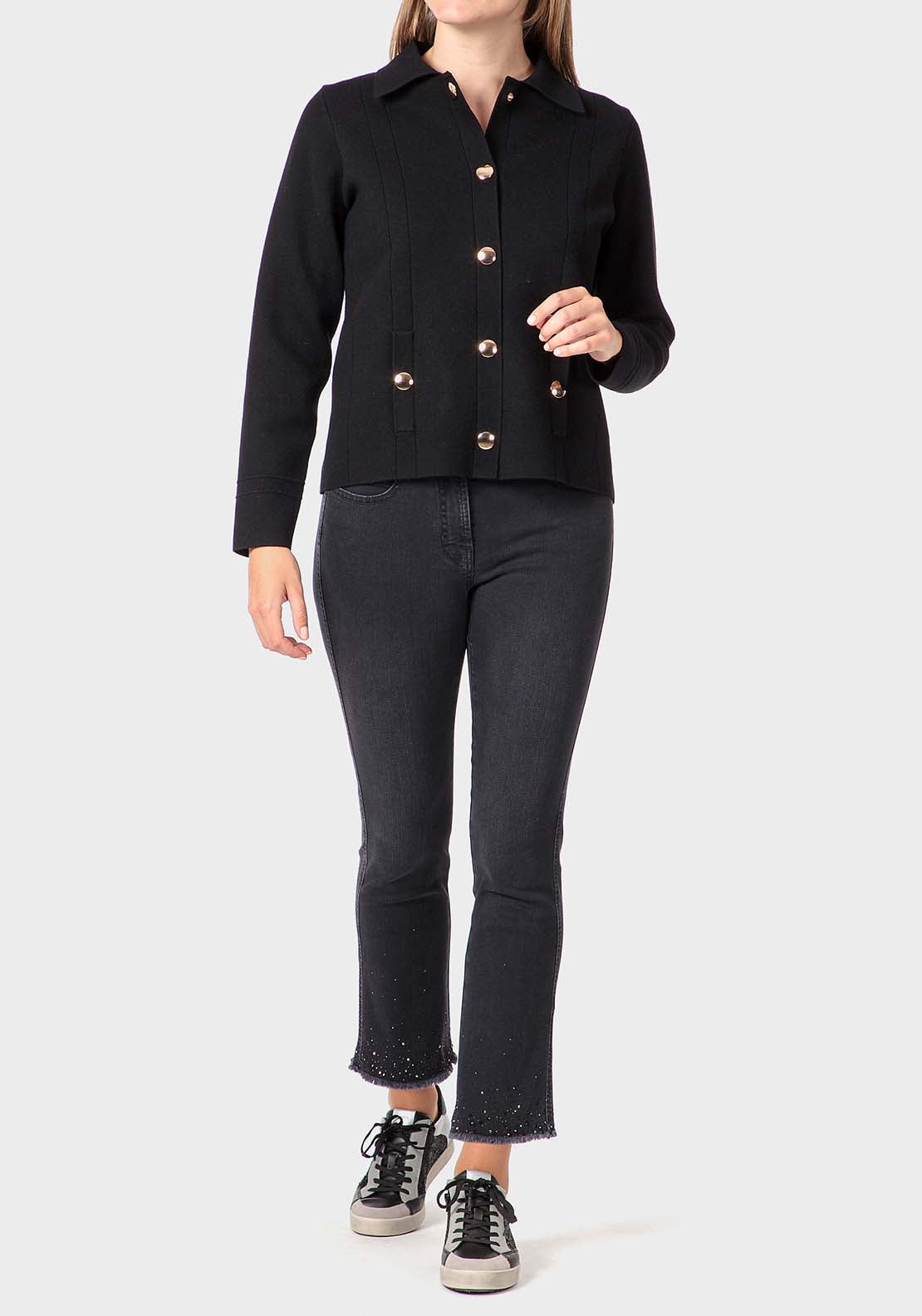 Punt Roma Jacket - Black 3 Shaws Department Stores