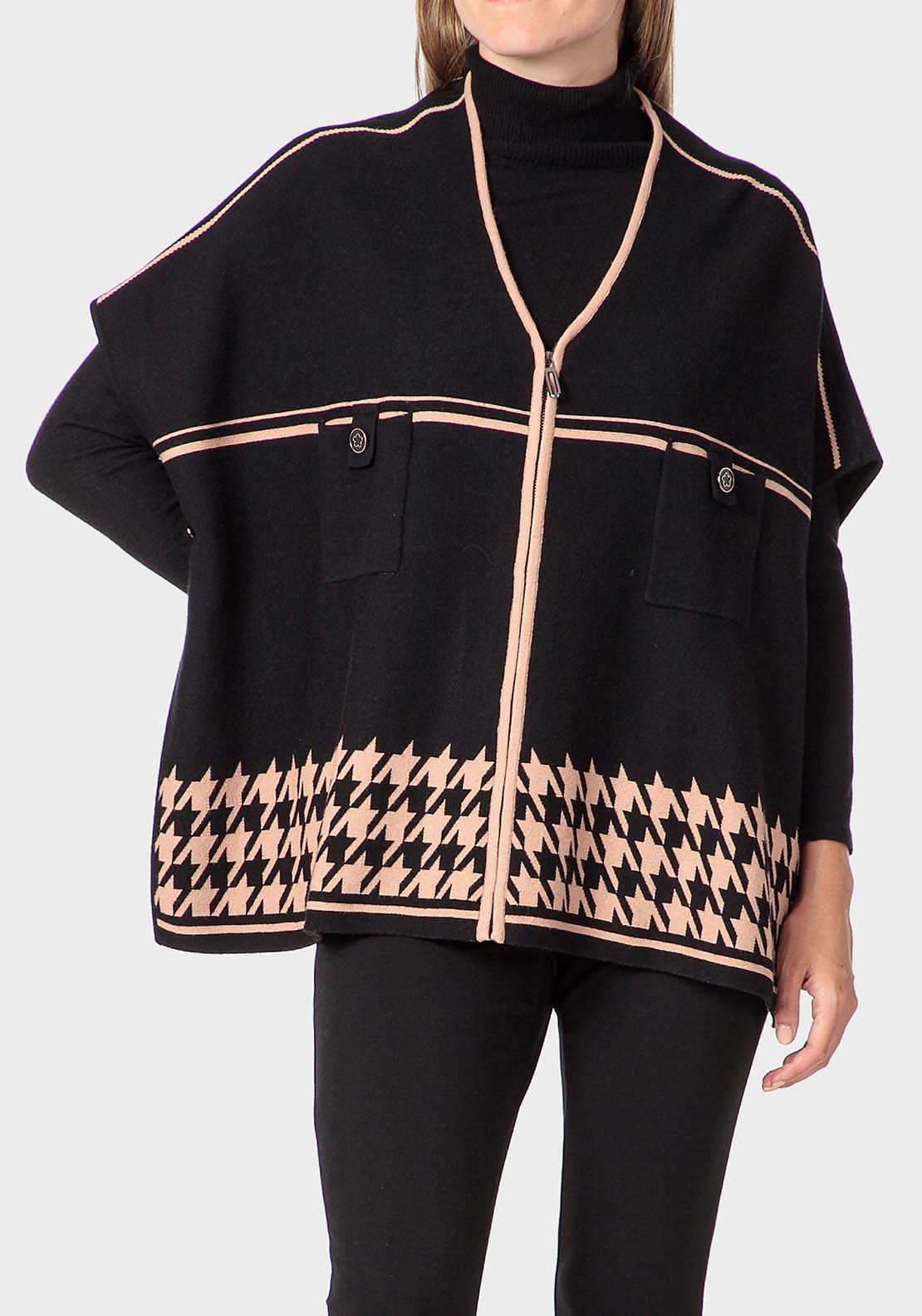 Punt Roma Cape - Black 1 Shaws Department Stores