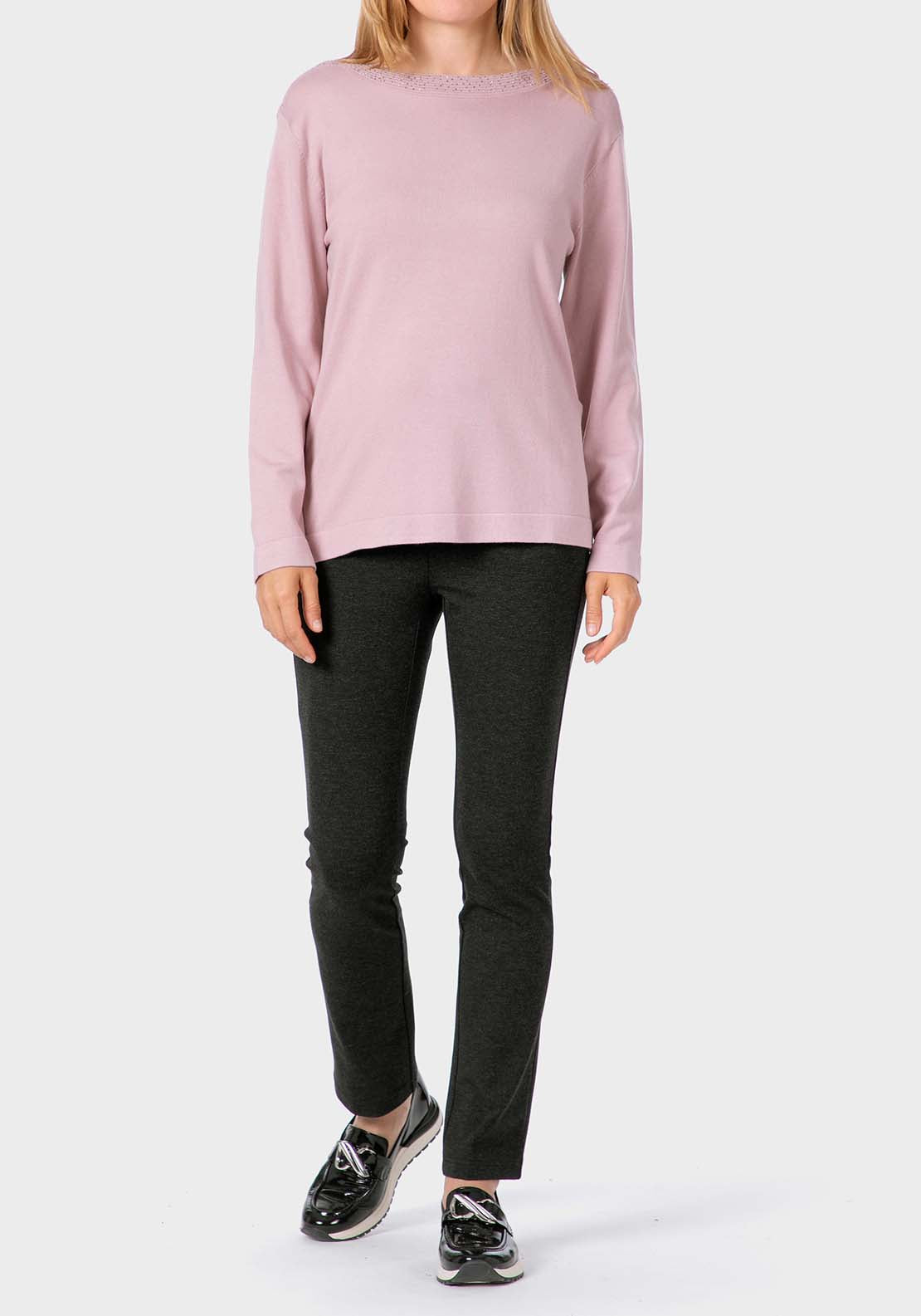 Rhinestone Fantasy Sweater - Pink