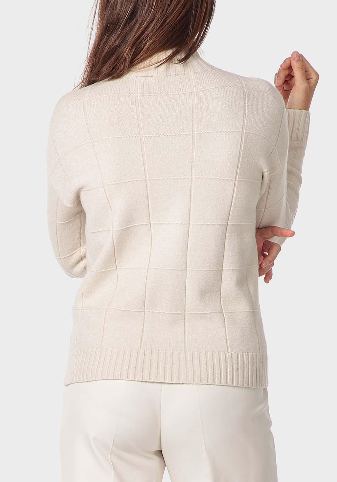 Punt Roma Fantasy Sweater - Beige 2 Shaws Department Stores