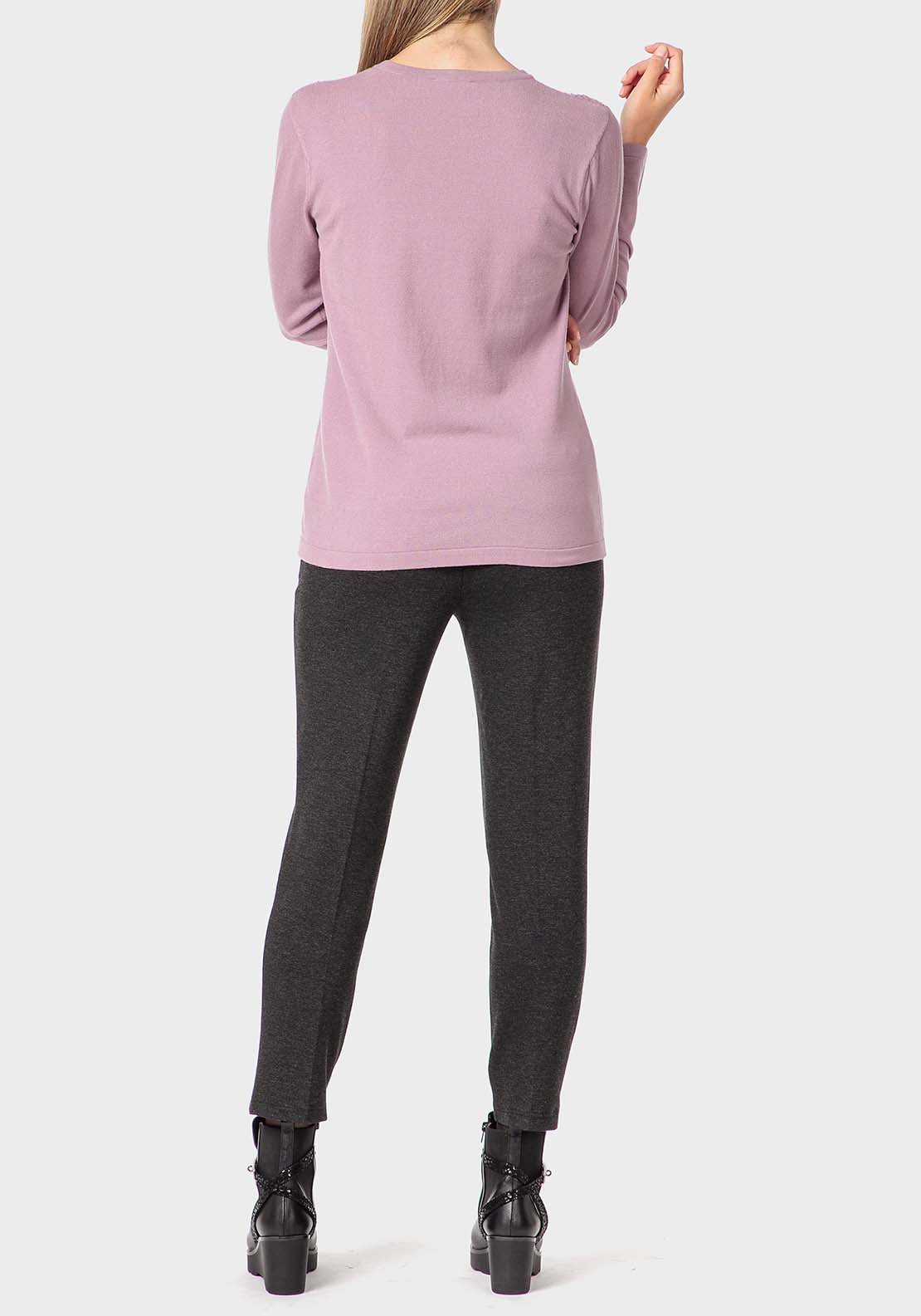 Punt Roma Fantasy Sweater - Purple 4 Shaws Department Stores
