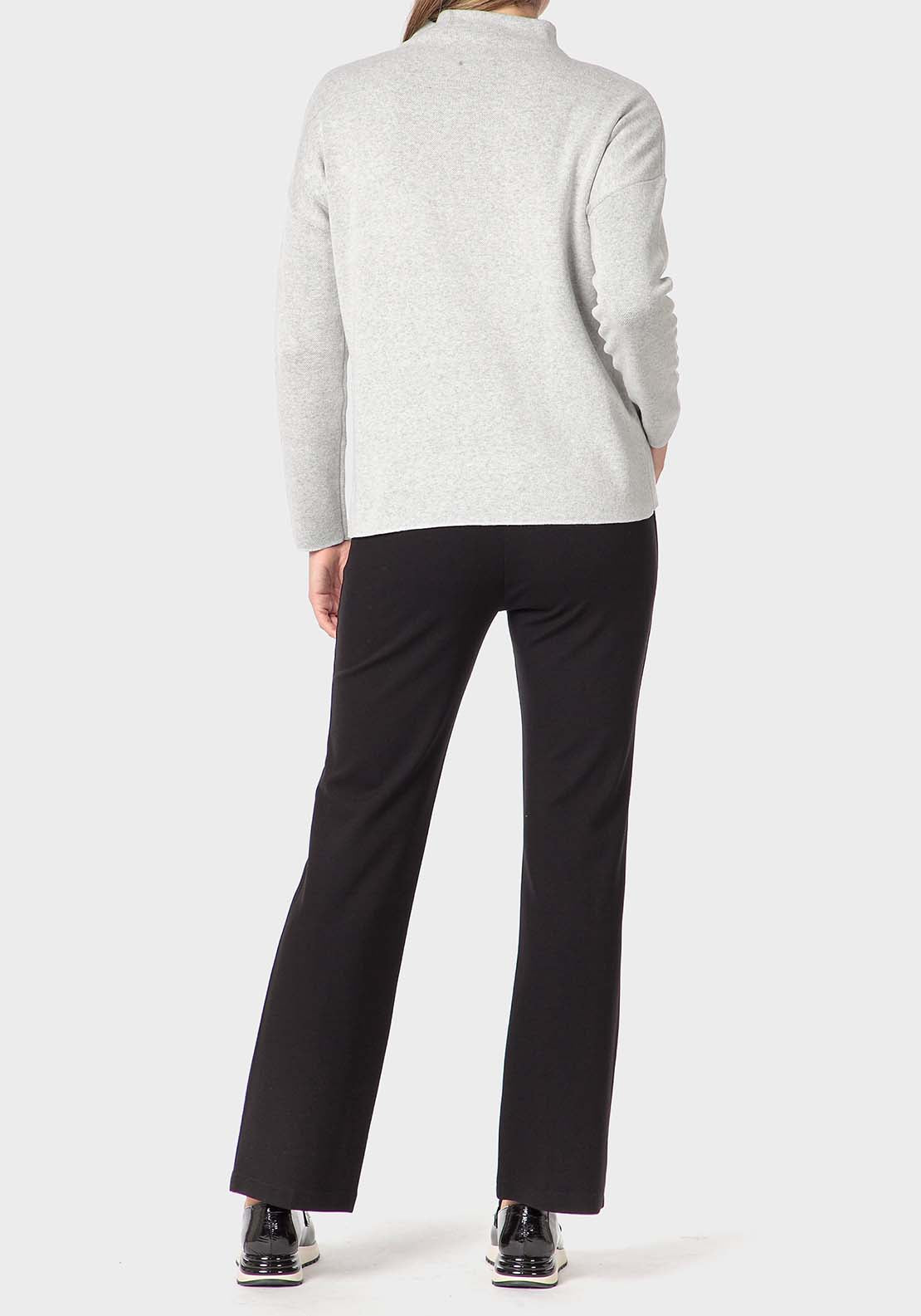 Punt Roma Gemstone Printed Sweater - Grey 4 Shaws Department Stores