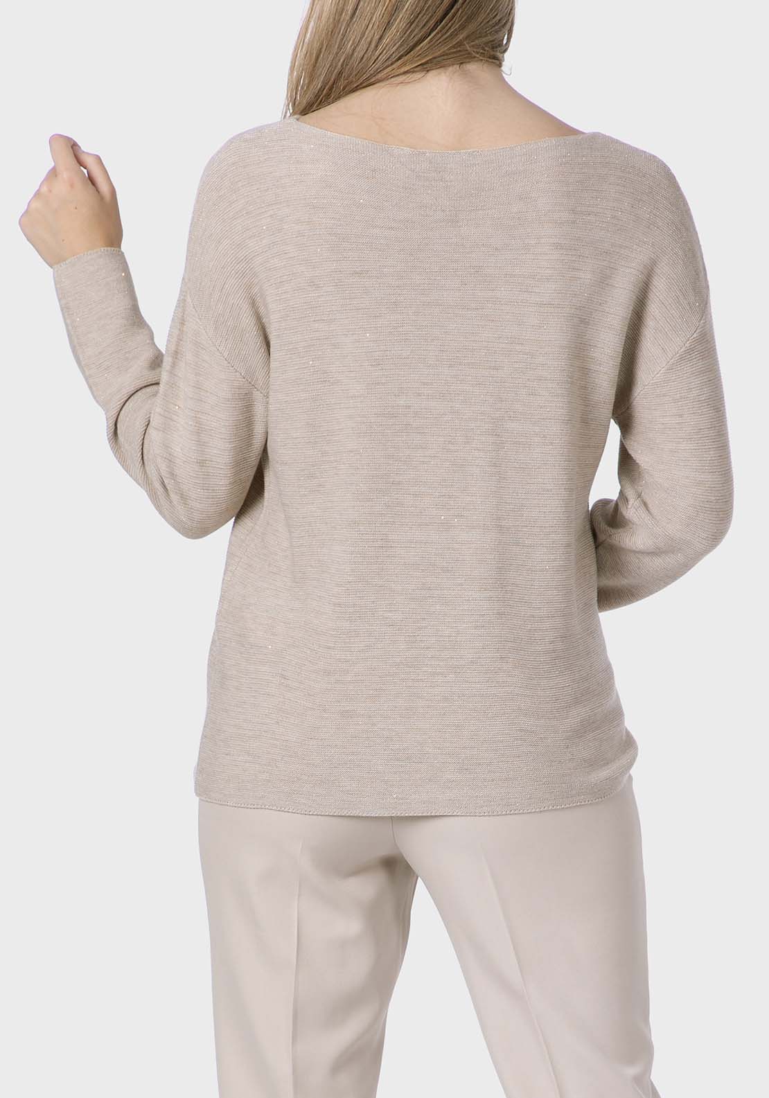 Punt Roma Beige Sweater - Beige 2 Shaws Department Stores