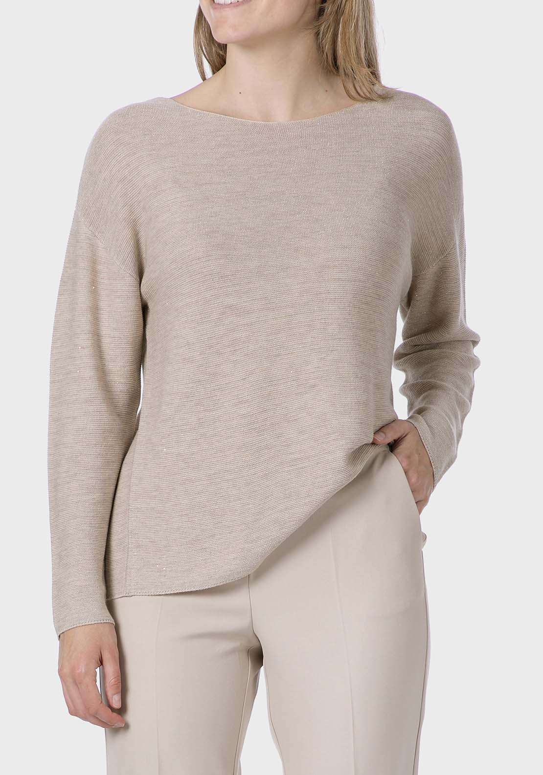 Punt Roma Beige Sweater - Beige 1 Shaws Department Stores