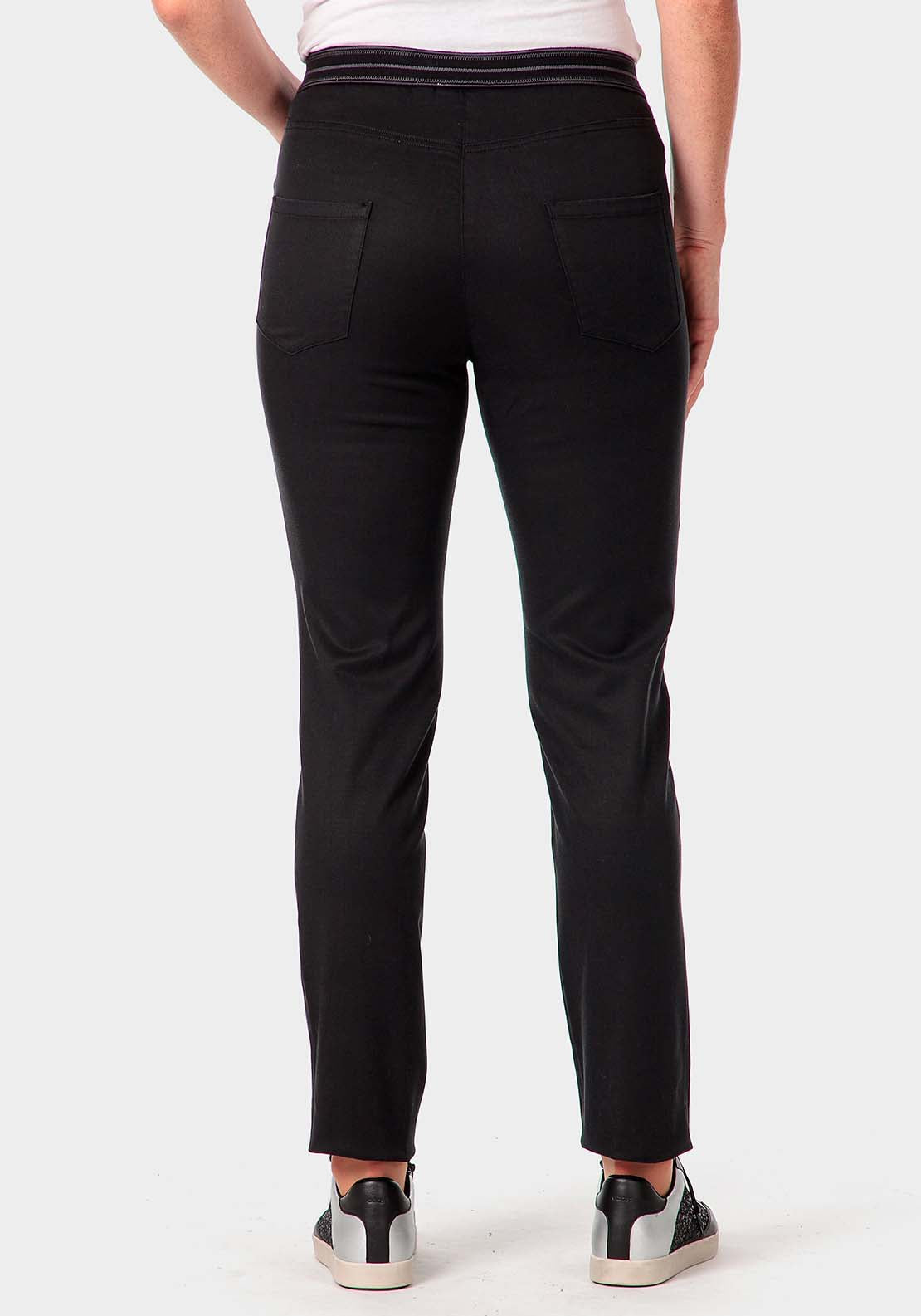 Punt Roma Trousers - Black 2 Shaws Department Stores