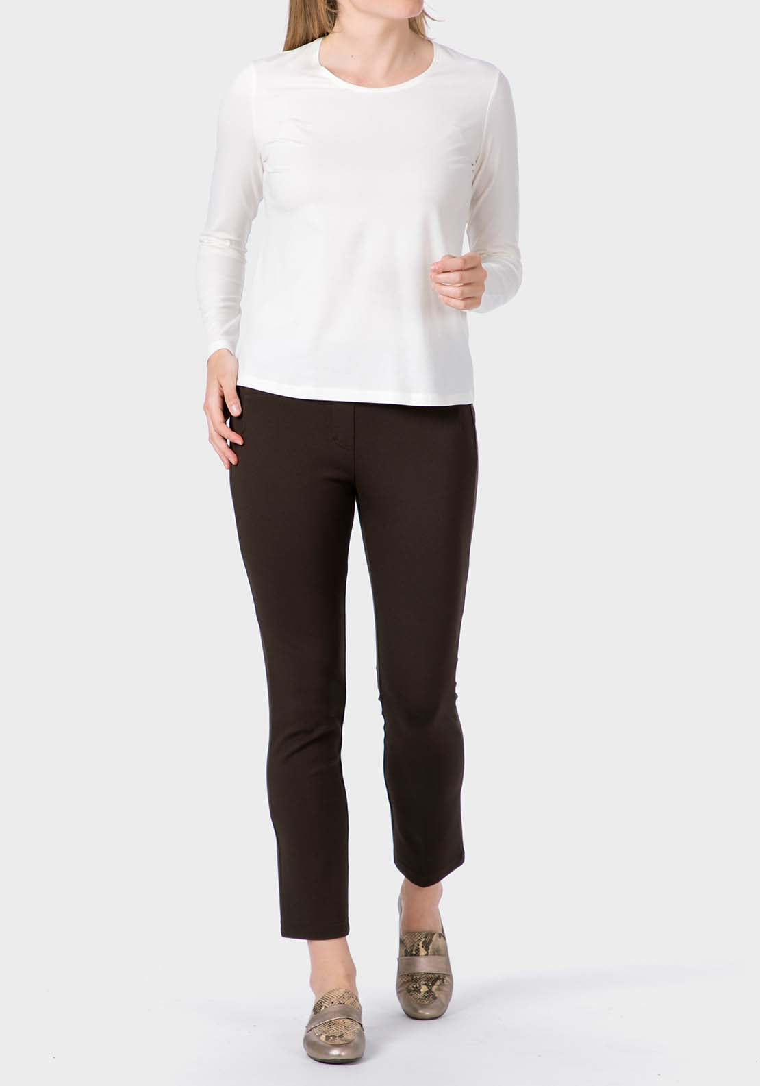 Ponte Di Roma Trousers - Brown
